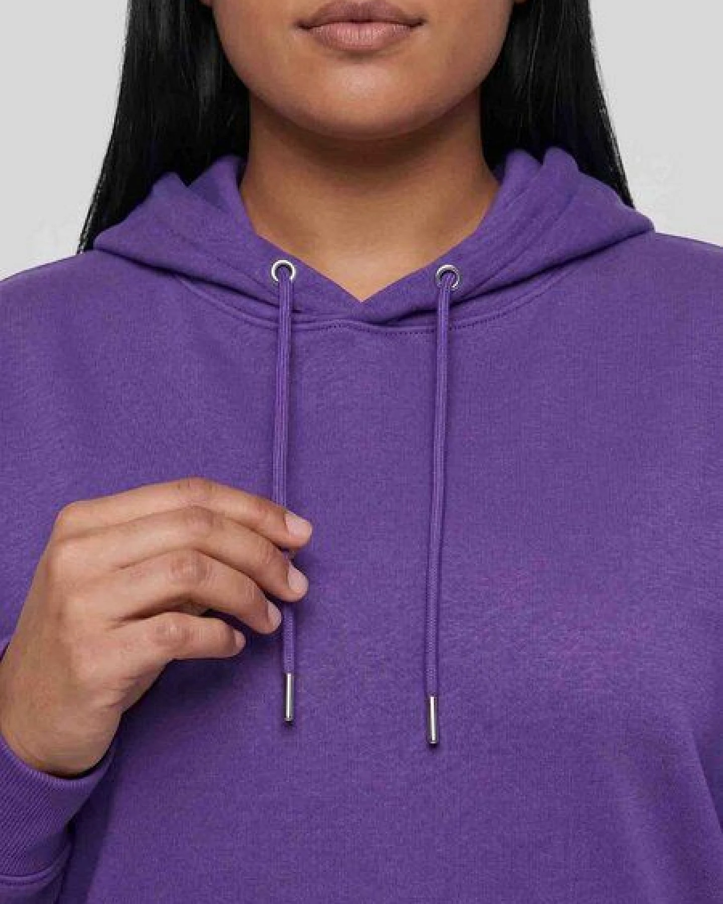 glore Basics Basic Hoodie mit Kordeln - Toni - aus Bio-Baumwolle – Ansicht 4