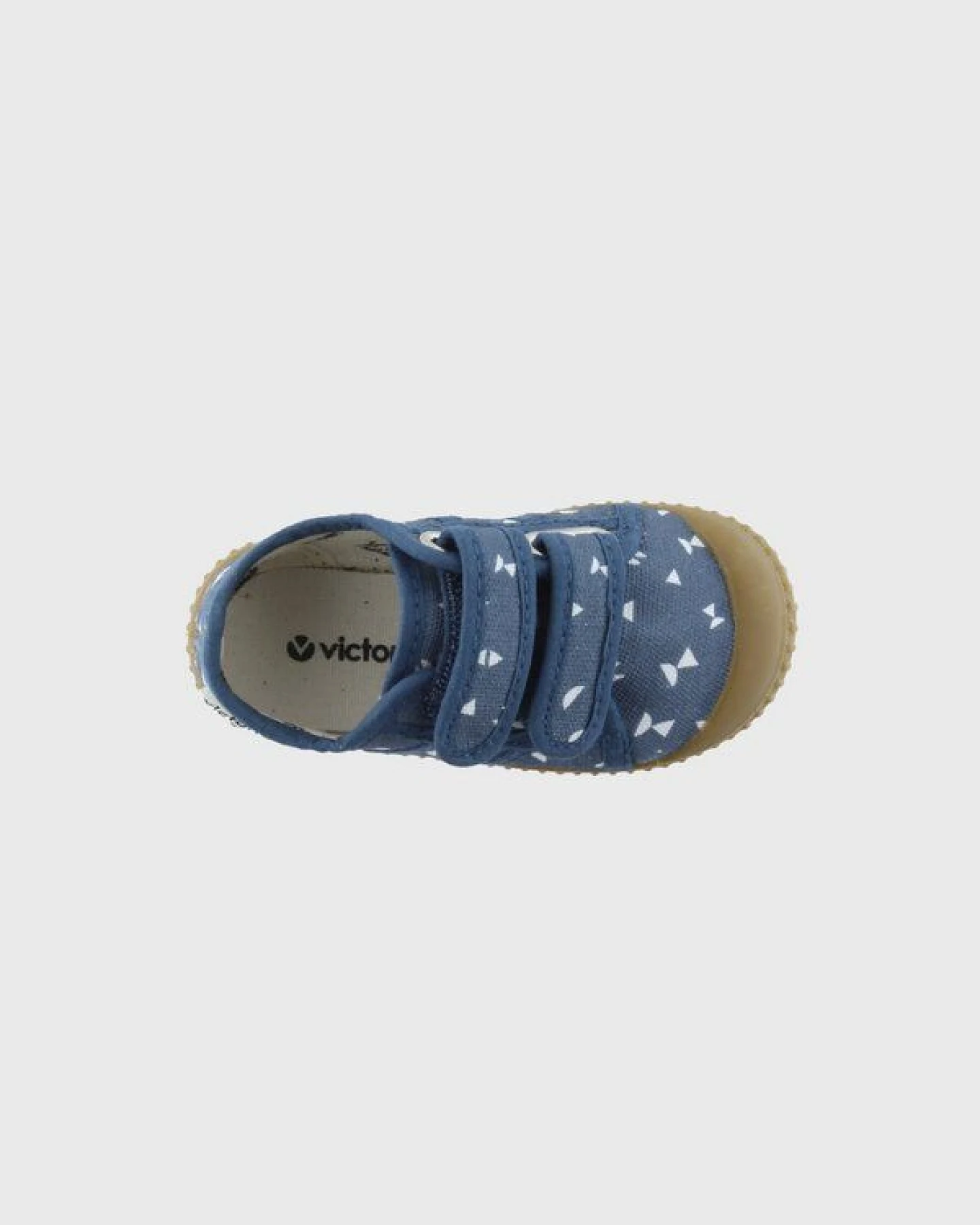 Victoria vegane bedruckte Kinder-Klett-Sneaker – Basket de Lona – Ansicht 4