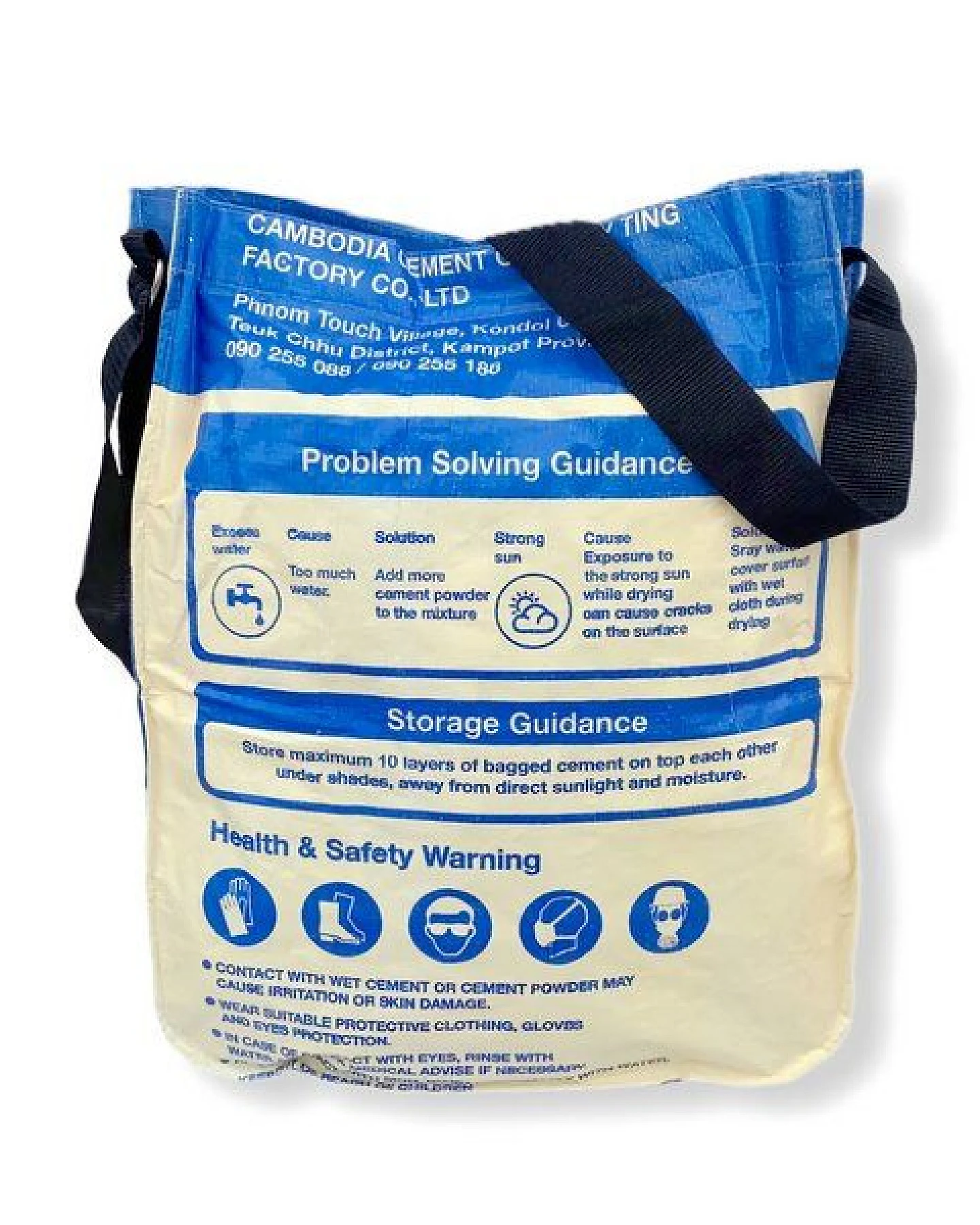 Beadbags Shopperbag Ri77 recycelter Zementsack – Ansicht 2