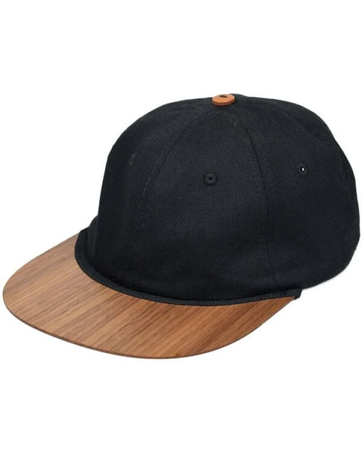 Lou-i Dad Cap Bio-Baumwolle mit edlem Holzschild