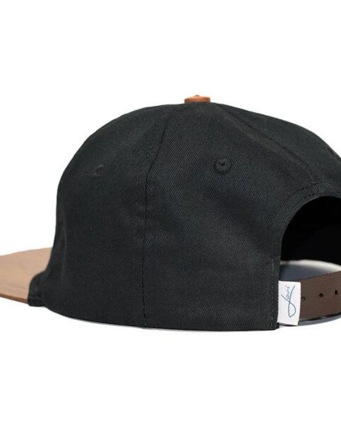 Lou-i Dad Cap Bio-Baumwolle mit edlem Holzschild – Ansicht 4
