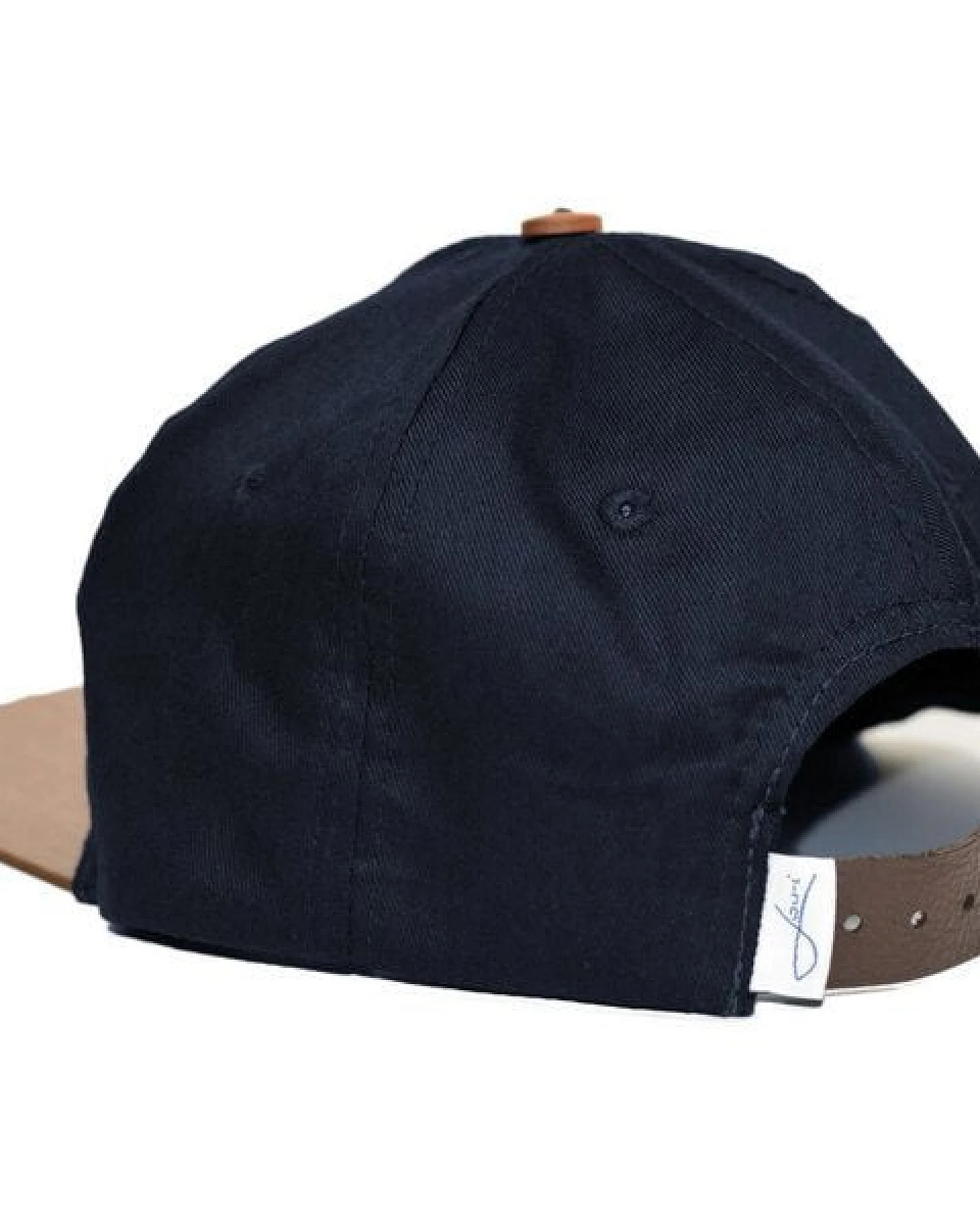 Lou-i Dad Cap Bio-Baumwolle mit edlem Holzschild – Ansicht 4