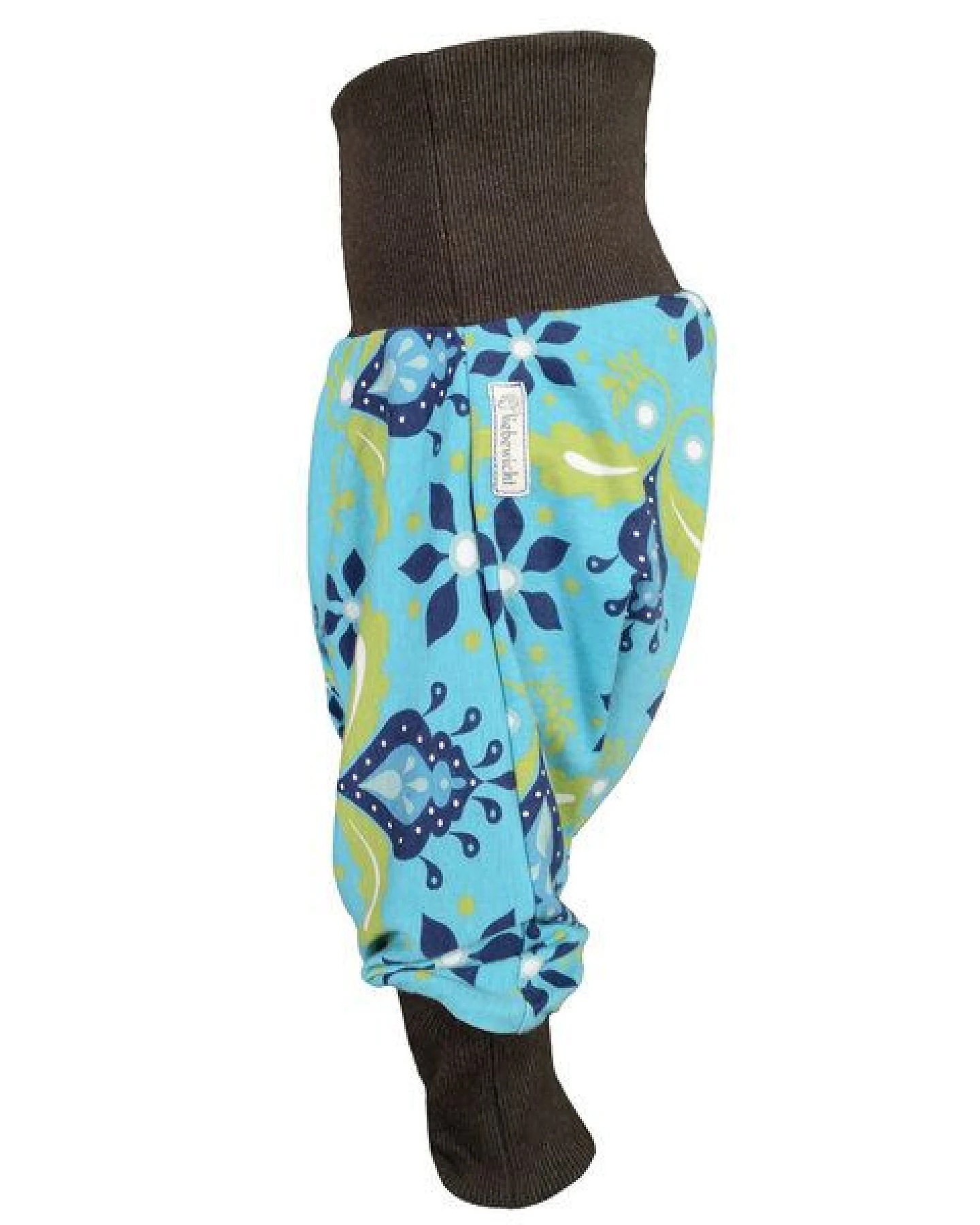 liebewicht Yogahose Pumphose Bio Jersey "Blütenregen" mit Bündchen nach Wahl – Ansicht 3