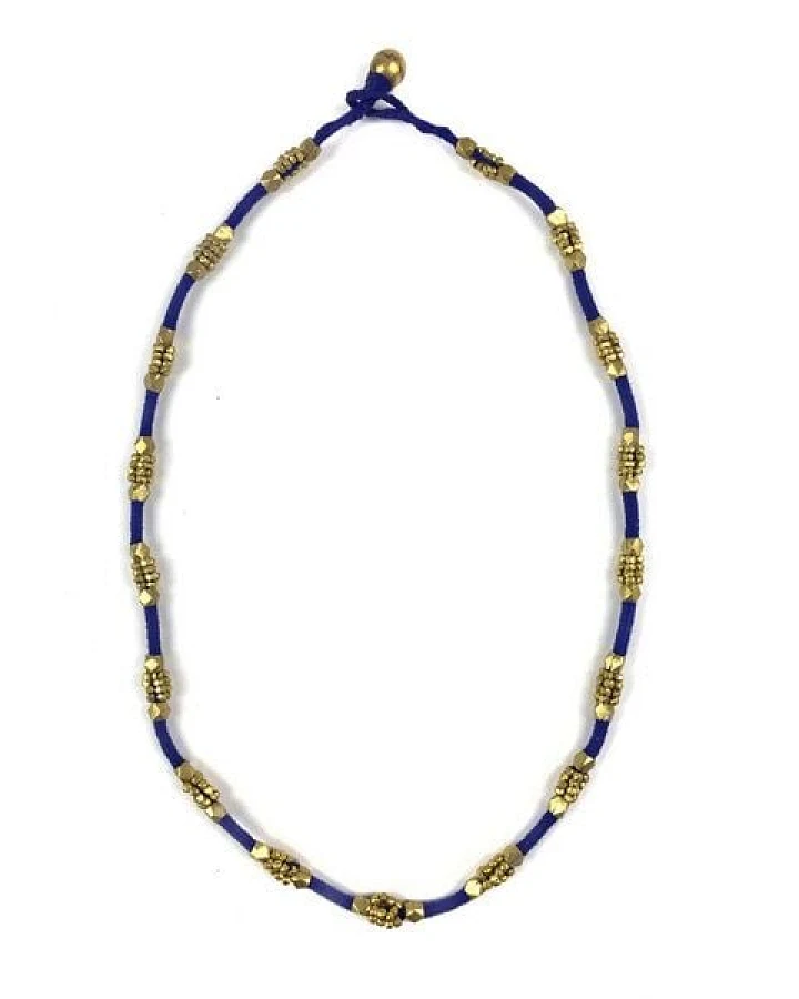 KIKOONI Dokra Kette "Blue"