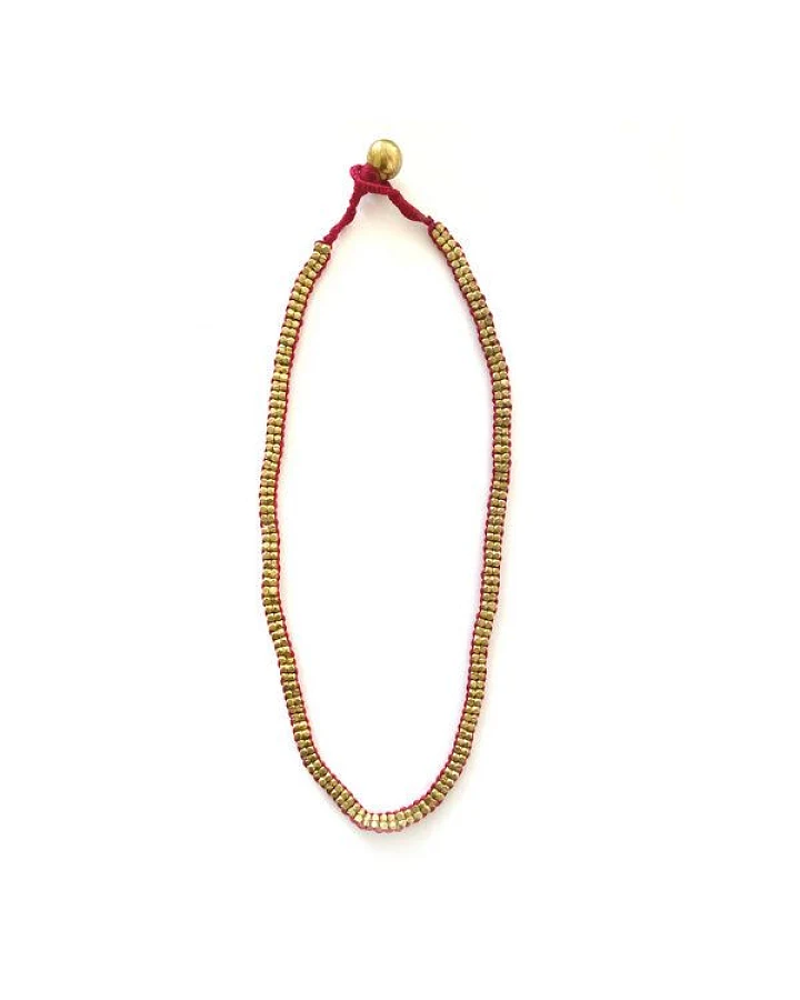 KIKOONI Dokra Kette "red snake"