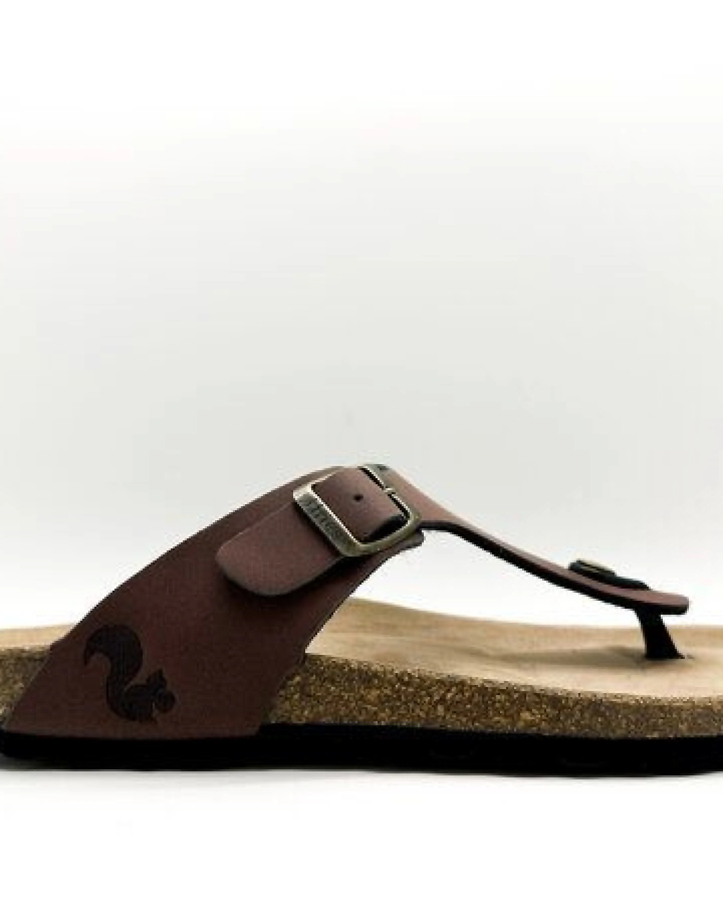 Vegane thies ® Eco Bio Thong Sandale aus rec. PET mit Kork-Tieffussbett – Ansicht 2
