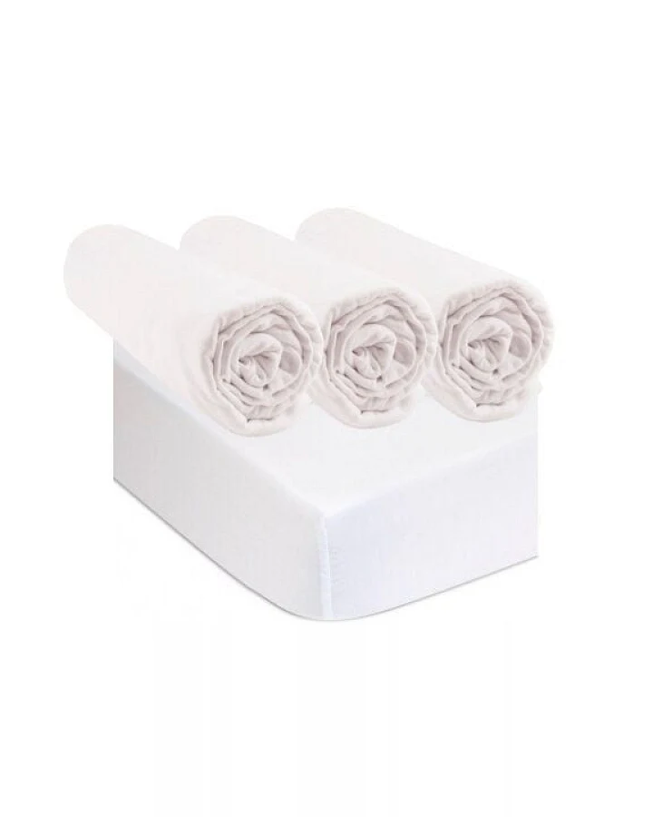 Easy Dort Set 3 Kinder-Spannbettlaken + 2 Matratzenschoner Aus Bio-Baumwolle