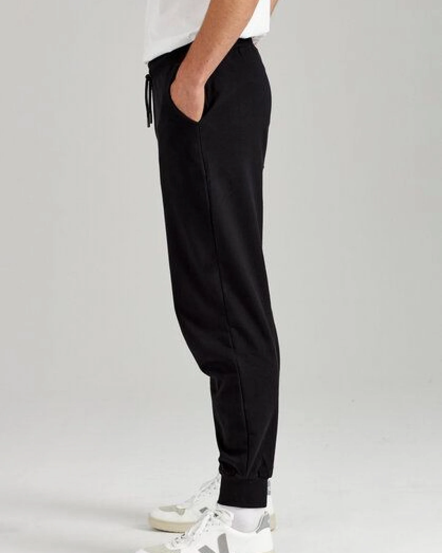 ThokkThokk TT1010 Joggingpants/Jogginghose Herren black (GOTS, vegan, Bio-Bauwolle) – Ansicht 3