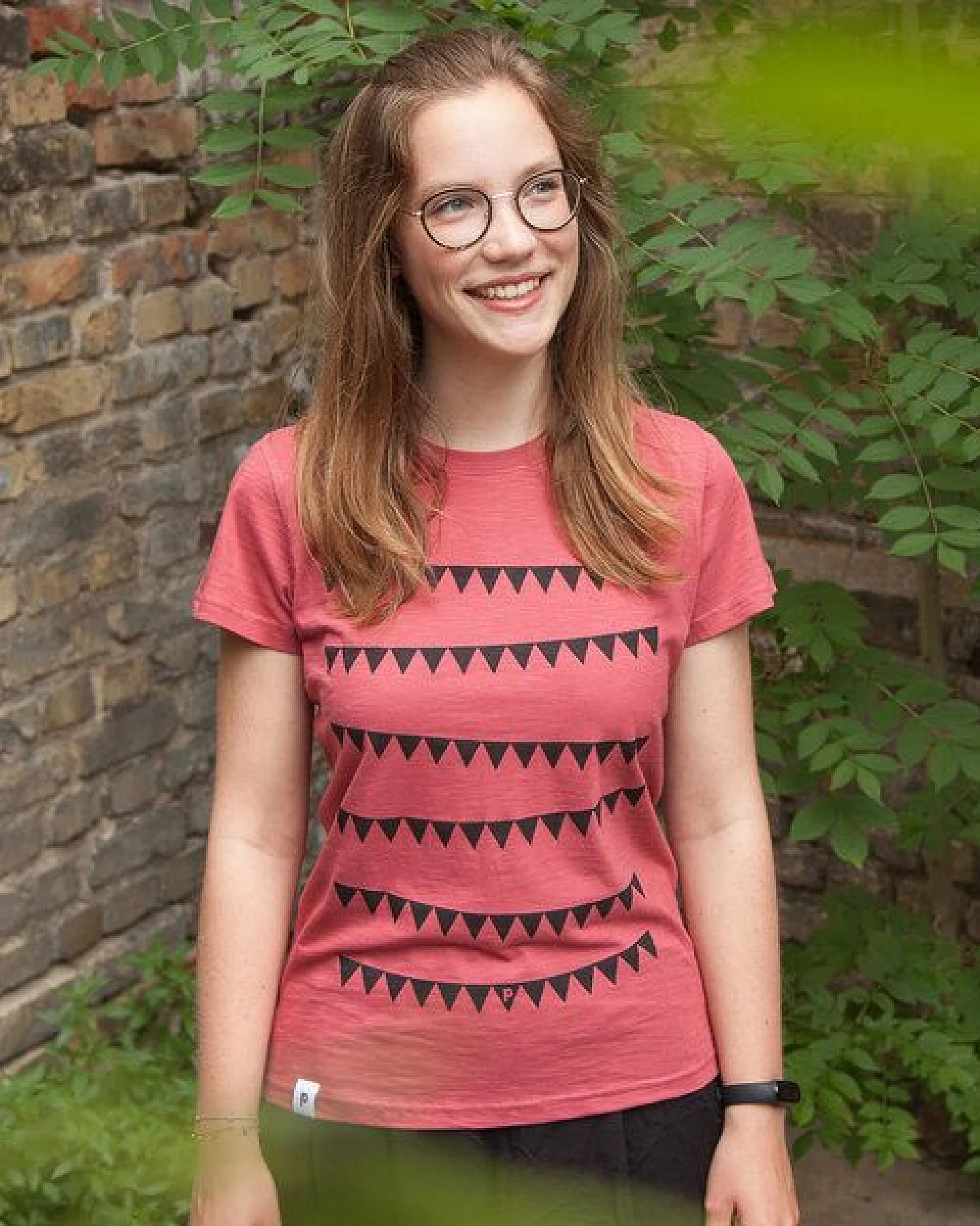 päfjes Wimpel - fair gehandeltes Frauen T-Shirt - aus Baumwolle Bio - Slub – Ansicht 2