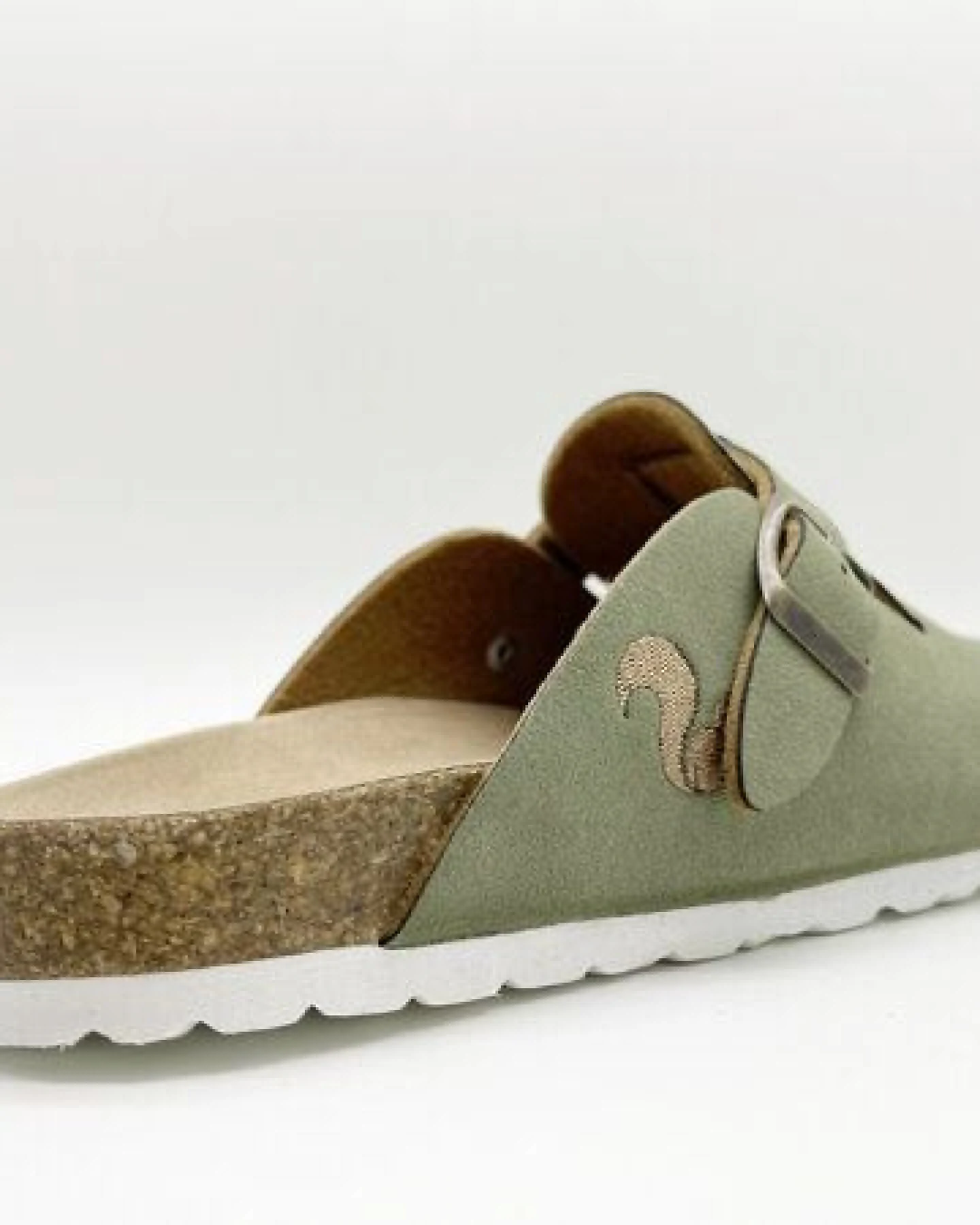 Vegane thies ® Eco Bio Clogs aus rec. PET mit Kork-Tieffussbett – Ansicht 3
