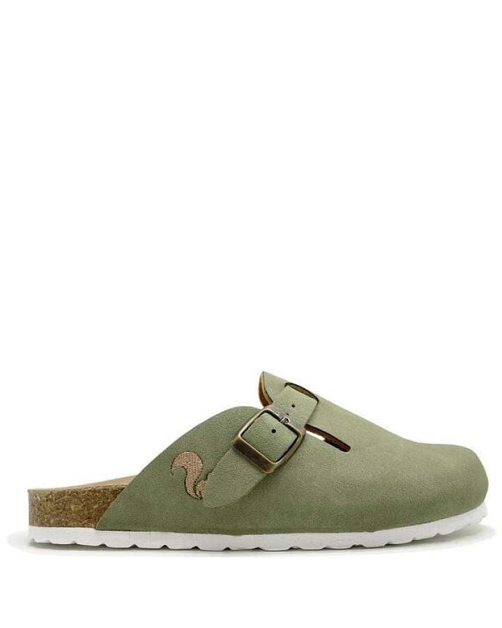 Vegane thies ® Eco Bio Clogs aus rec. PET mit Kork-Tieffussbett