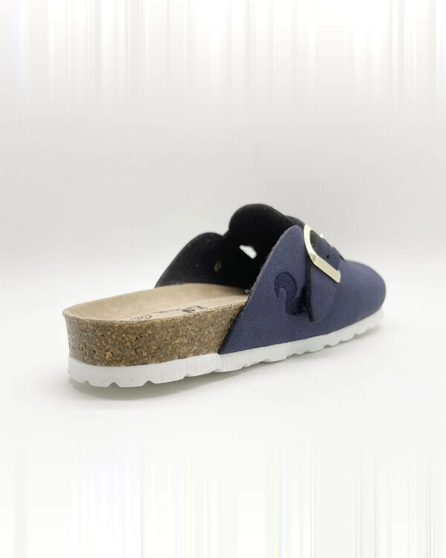 Vegane thies ® Eco Bio Clogs aus rec. PET mit Kork-Tieffussbett – Ansicht 3