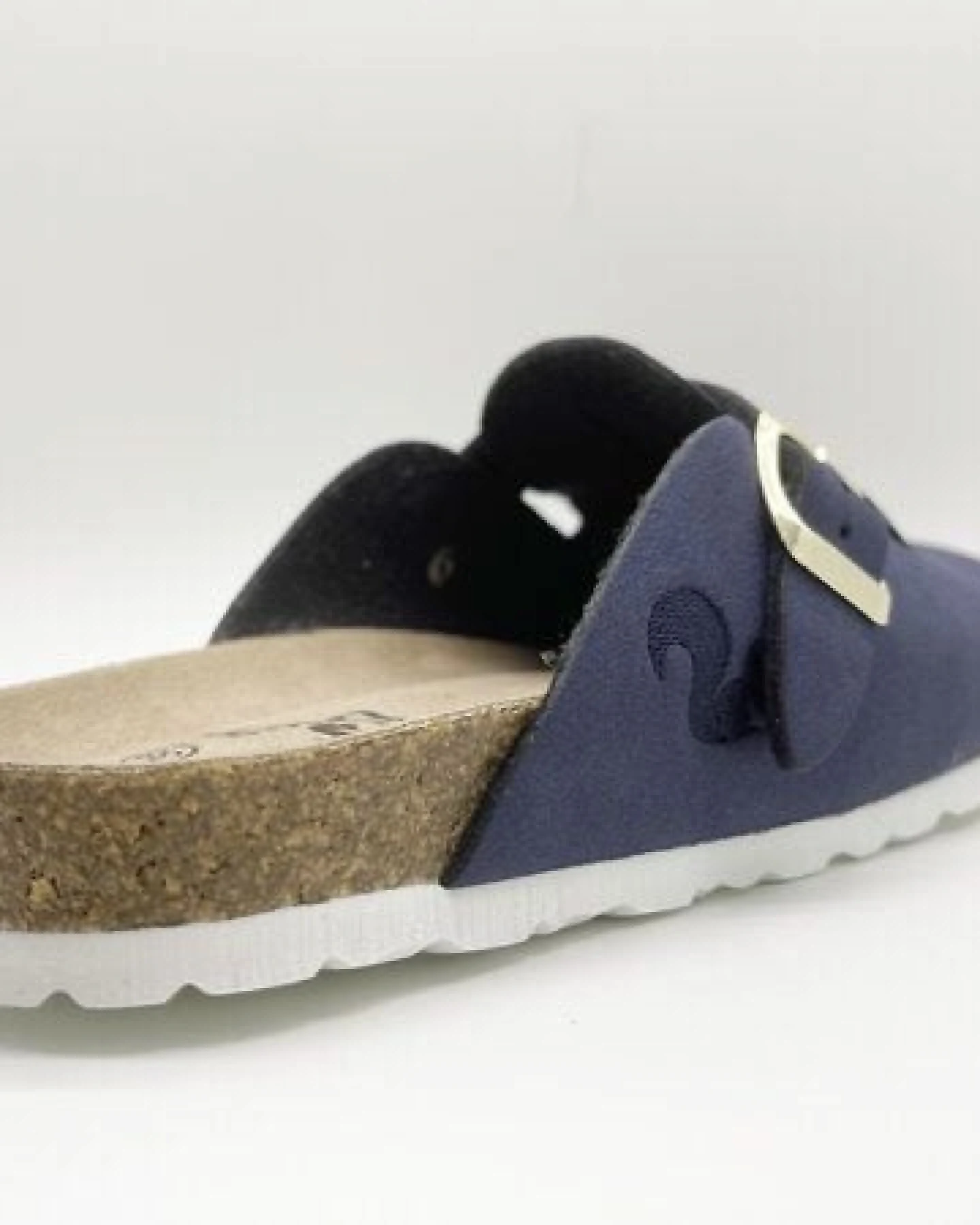 Vegane thies ® Eco Bio Clogs aus rec. PET mit Kork-Tieffussbett – Ansicht 3