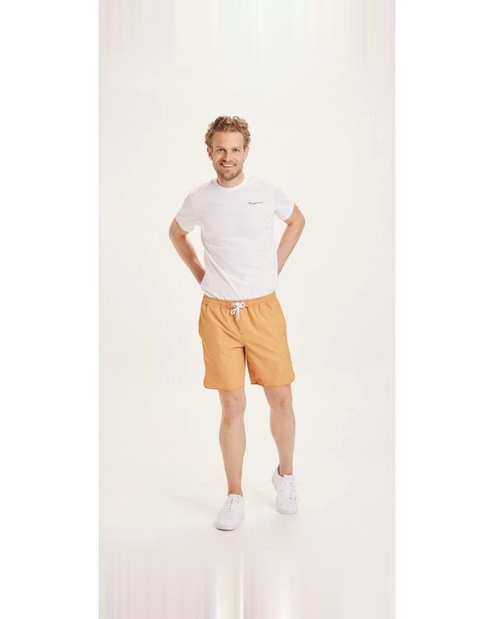 KnowledgeCotton Apparel Badehose SEA Boardshorts mit feinem Muster