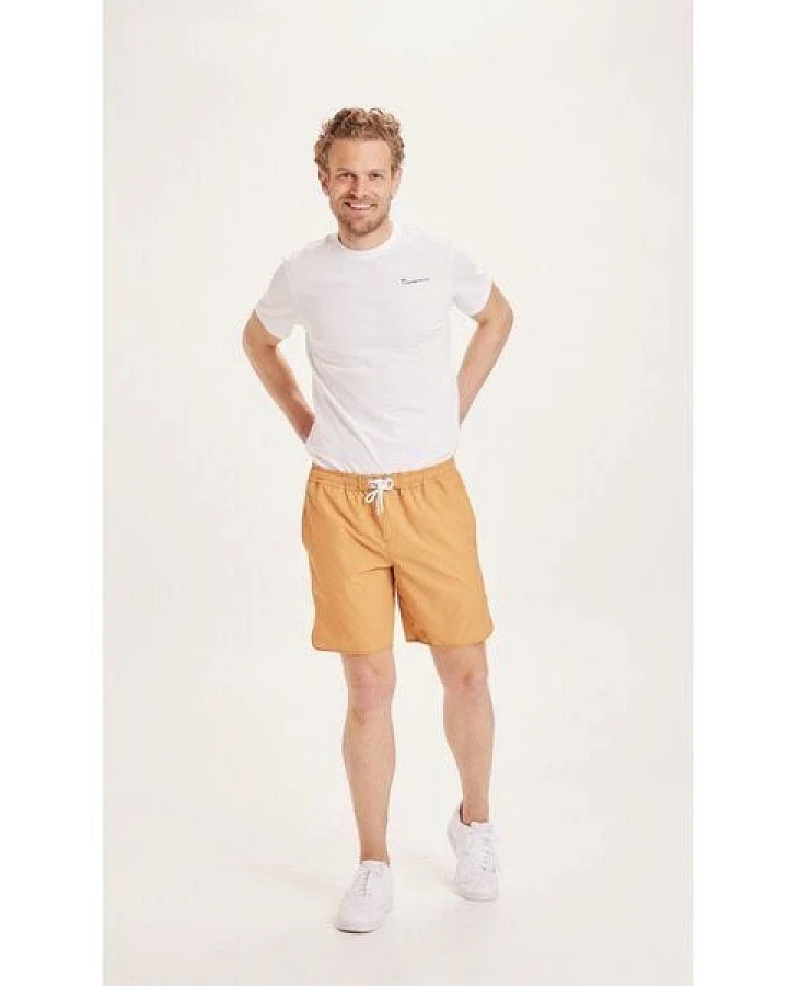 KnowledgeCotton Apparel Badehose SEA Boardshorts mit feinem Muster