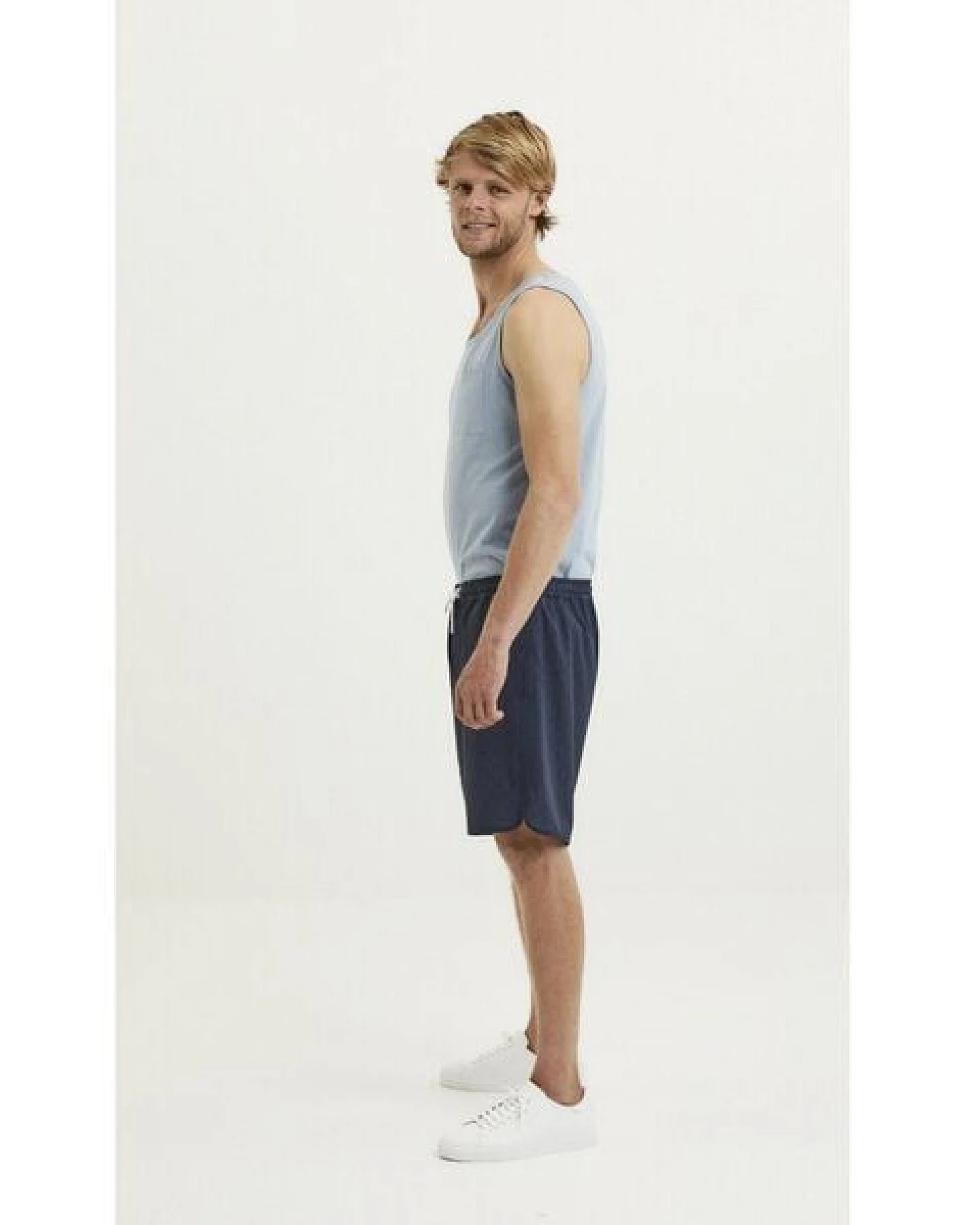 KnowledgeCotton Apparel Badehose SEA Boardshorts mit feinem Muster – Ansicht 4