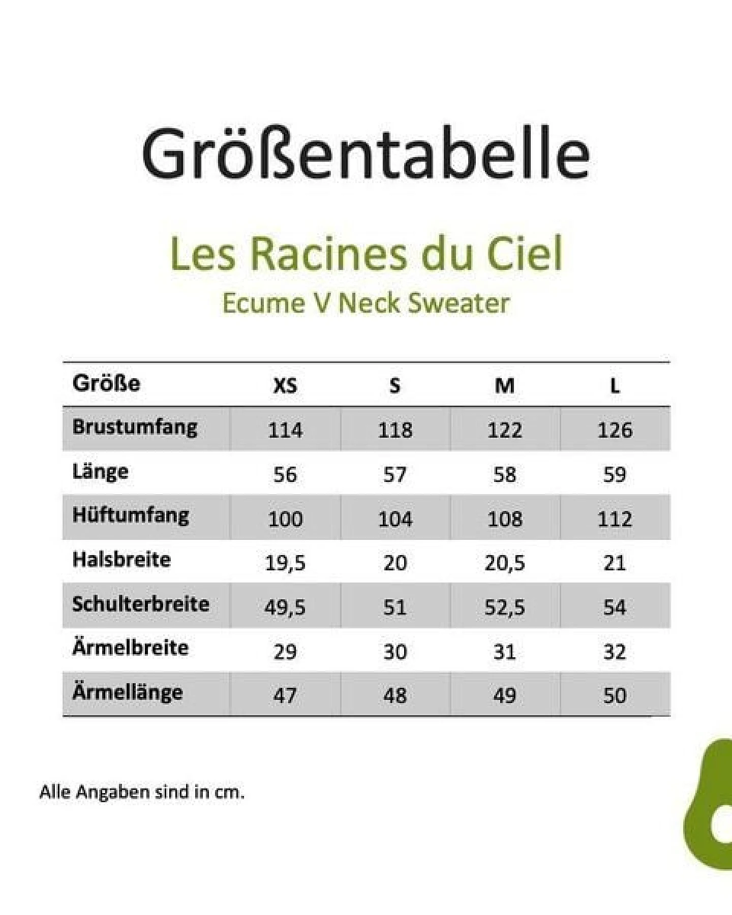 Les Racines Du Ciel Alpaka Pullover - Ecume V Neck Sweater - aus Bio-Baumwolle und Alpakawolle – Ansicht 3