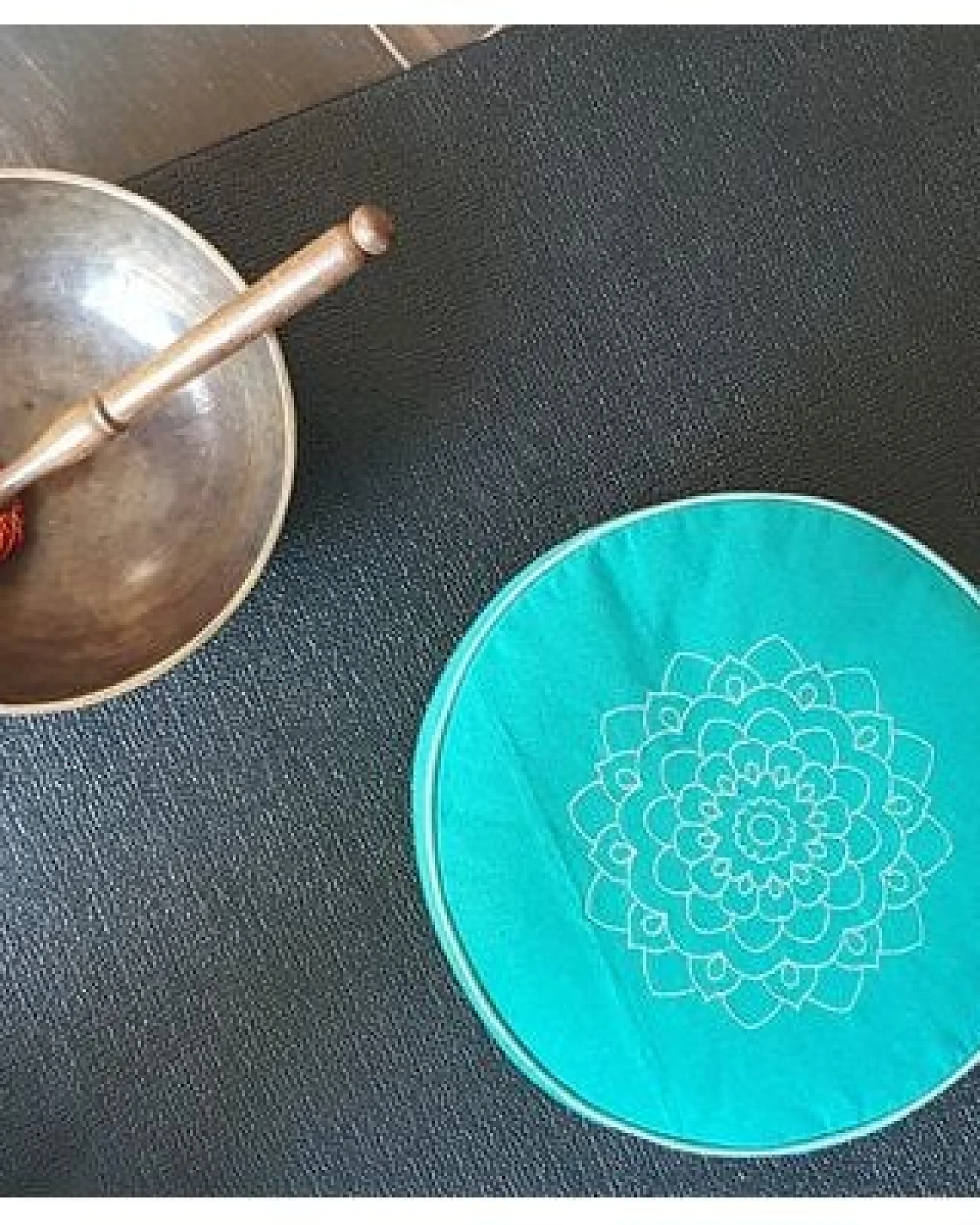 Frida Feeling Yoga/Mediationskissen aus Bio-Baumwolle (Höhe 15 cm, verschiedene Farben) – Ansicht 2