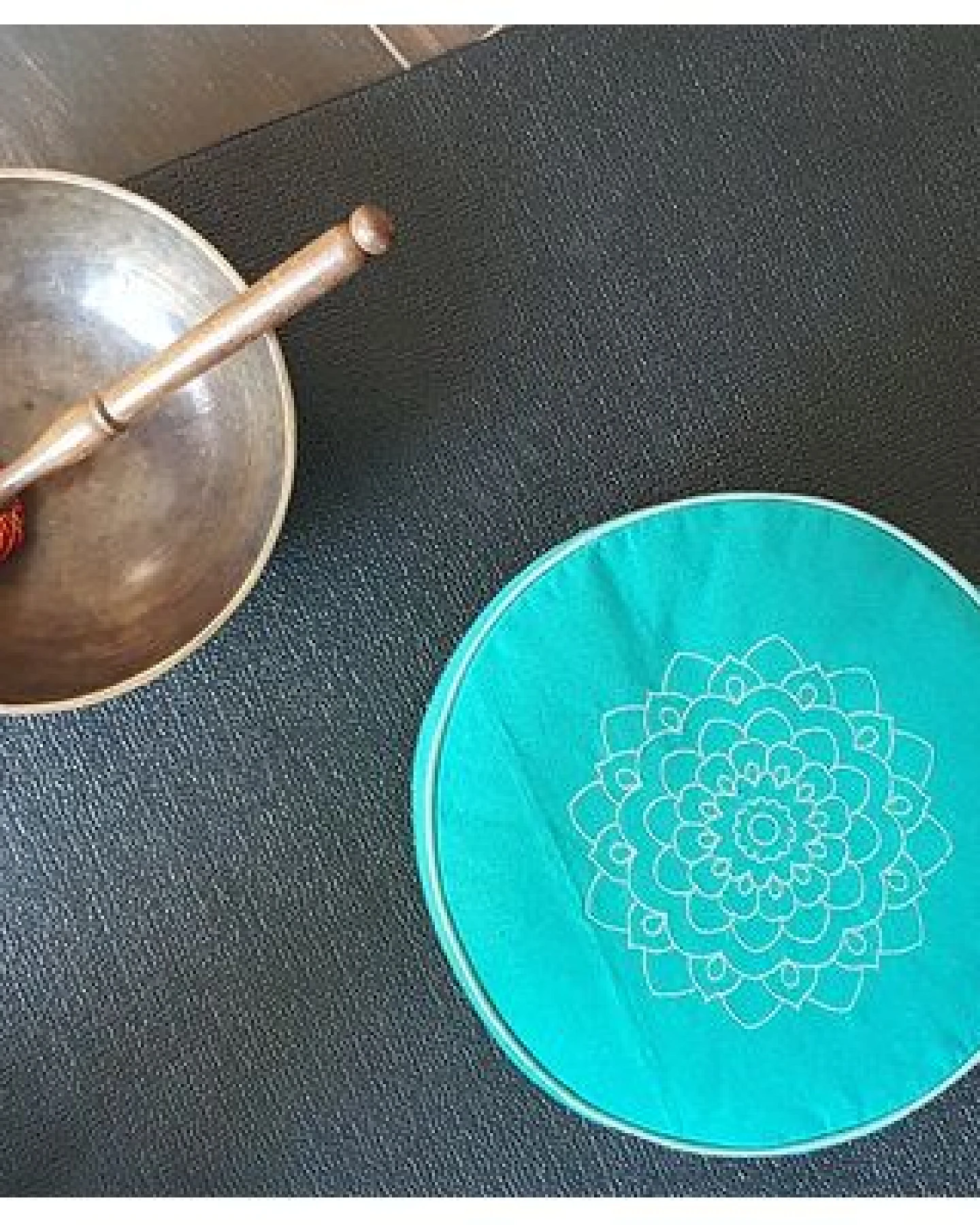 Frida Feeling Yoga/Mediationskissen aus Bio-Baumwolle (Höhe 15 cm, verschiedene Farben) – Ansicht 2