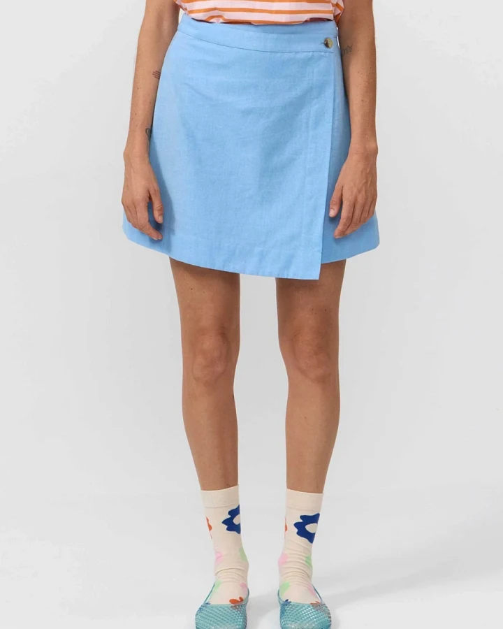 SUITE13LAB Damen vegan Rock Polo Hellblau