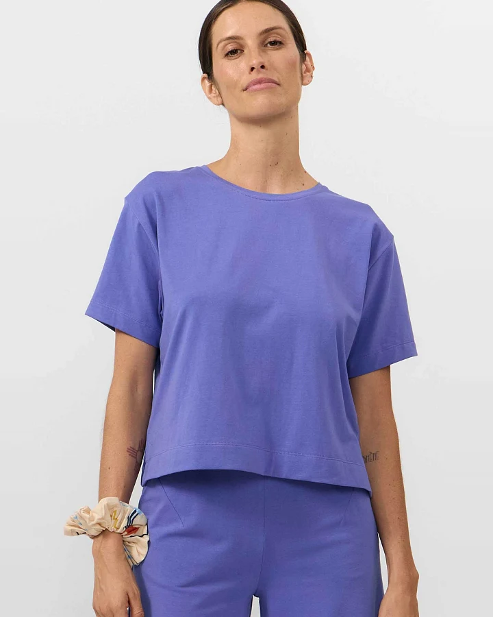 SUITE13LAB Damen vegan Oberteil Isquia Mid Blue