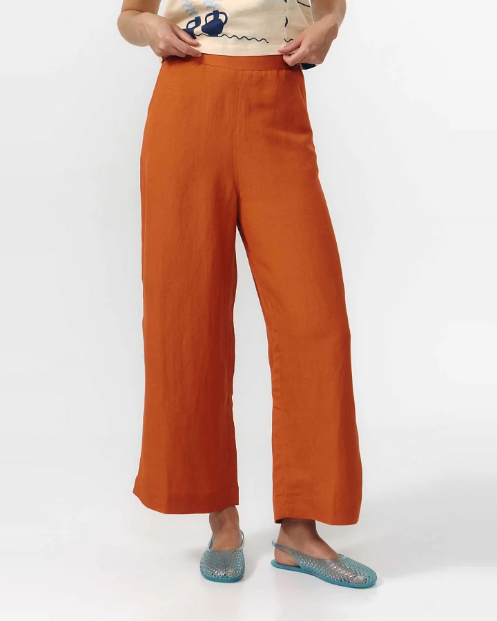 SUITE13LAB Damen vegan Hose Hatta Henna