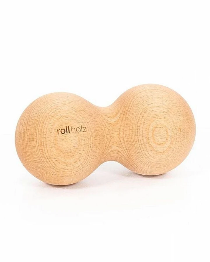 rollholz Doppelkugel XL - Faszientraining und Eigenmassage