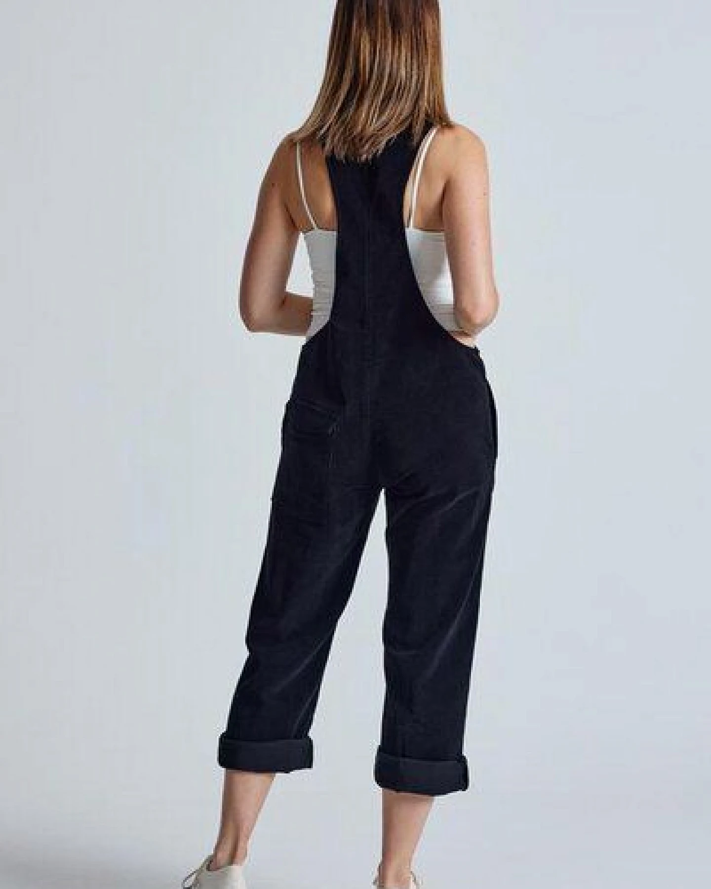 Flax and Loom Leinen Latzhose Mary Lou – Ansicht 4
