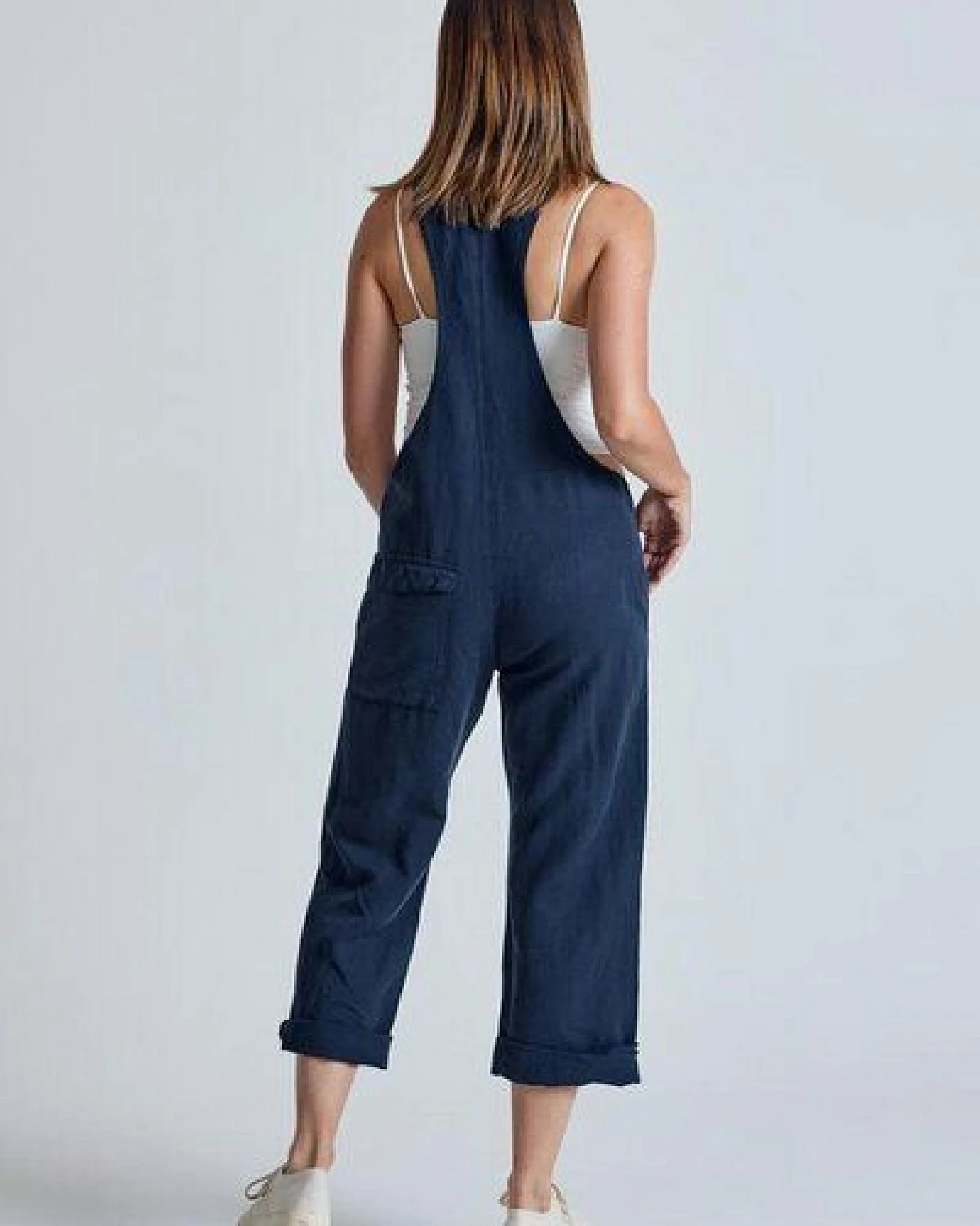 Flax and Loom Leinen Latzhose Mary Lou – Ansicht 2