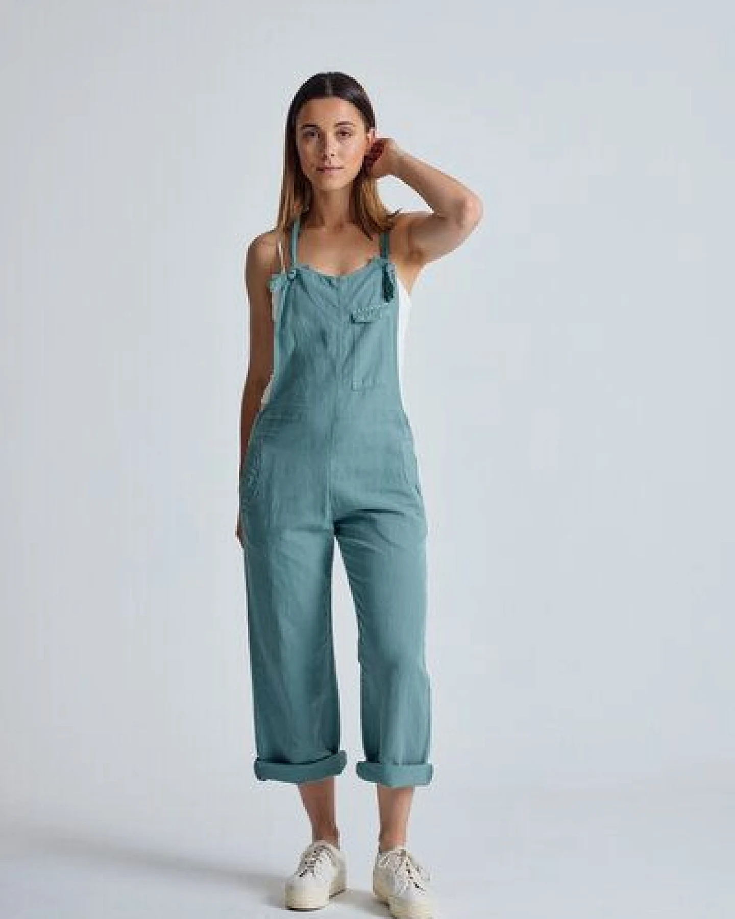 Flax and Loom Leinen Latzhose Mary Lou – Ansicht 2