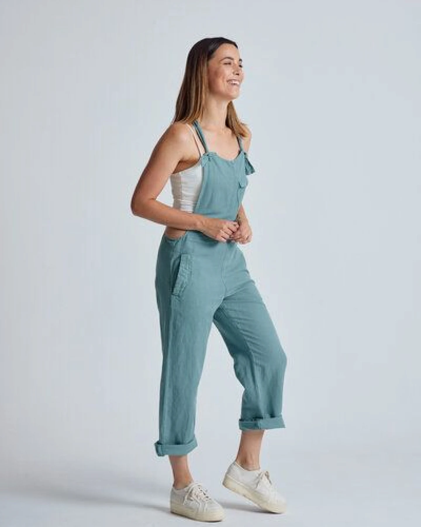 Flax and Loom Leinen Latzhose Mary Lou – Ansicht 4