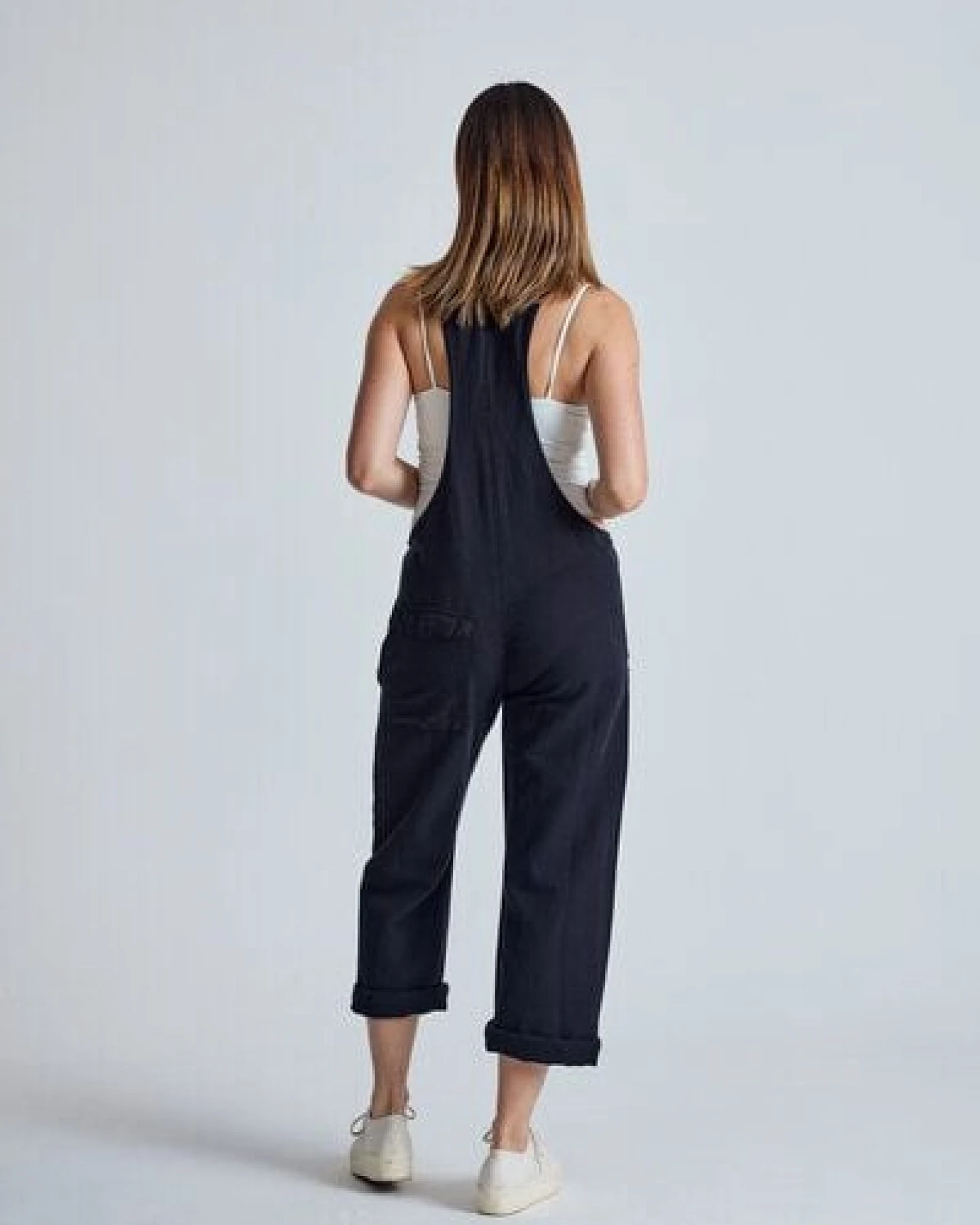 Flax and Loom Leinen Latzhose Mary Lou – Ansicht 4