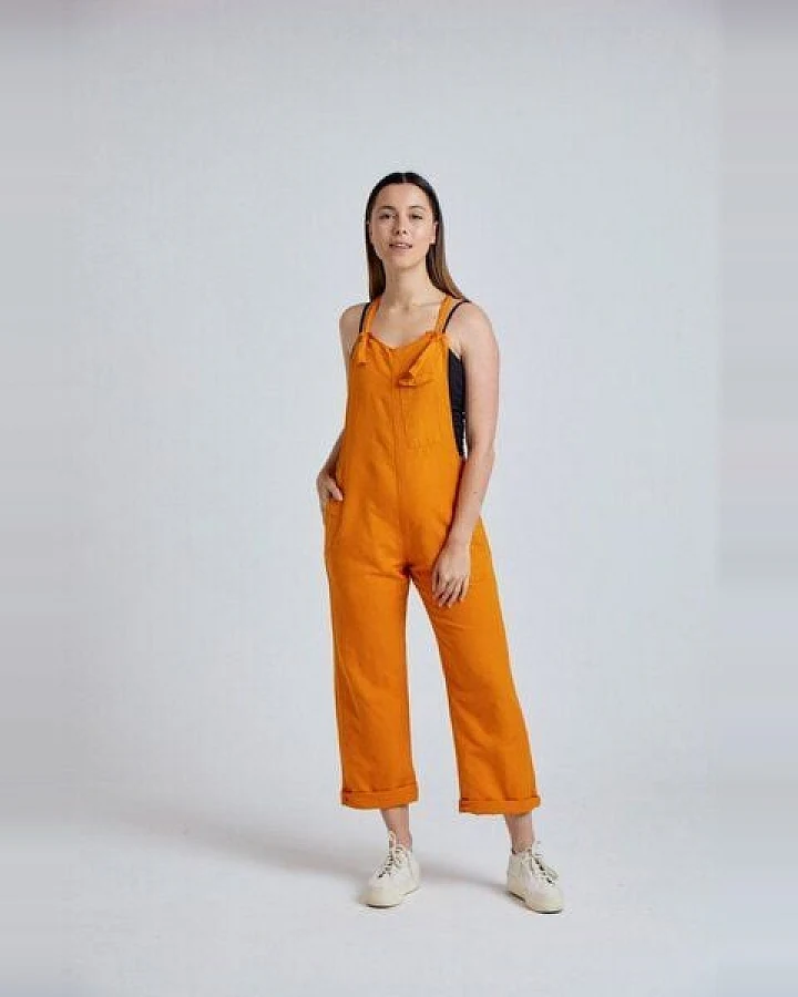 Flax and Loom Leinen Latzhose Mary Lou