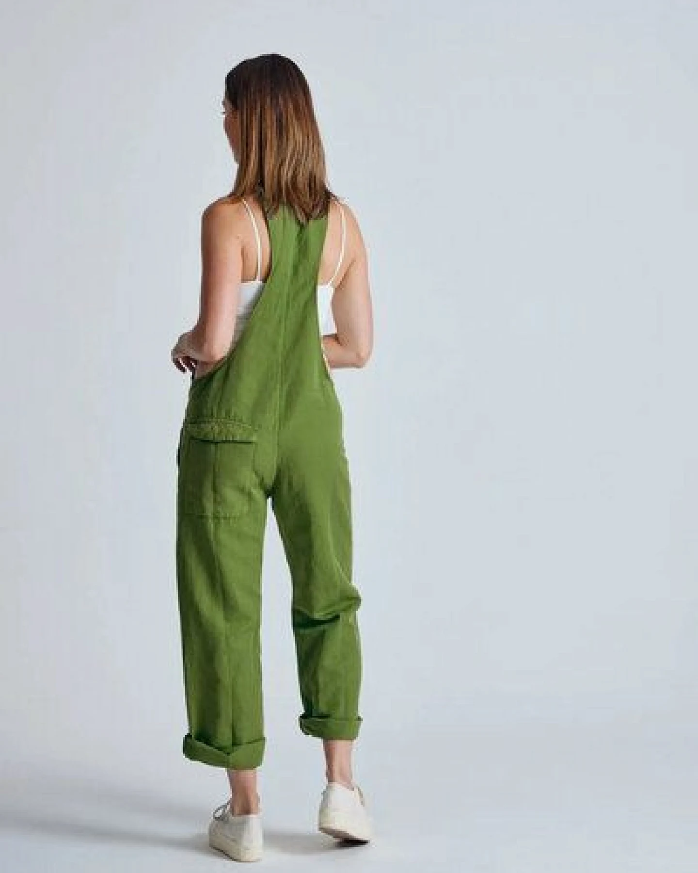 Flax and Loom Leinen Latzhose Mary Lou – Ansicht 3
