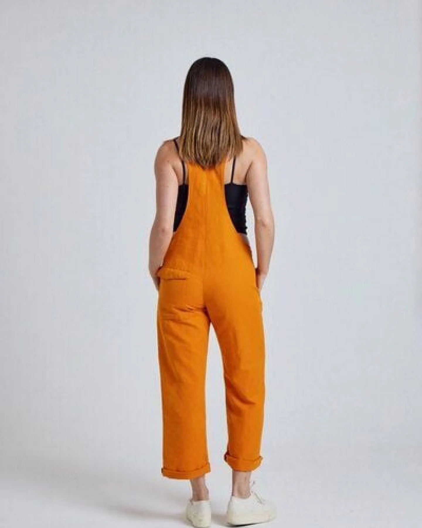 Flax and Loom Leinen Latzhose Mary Lou – Ansicht 3