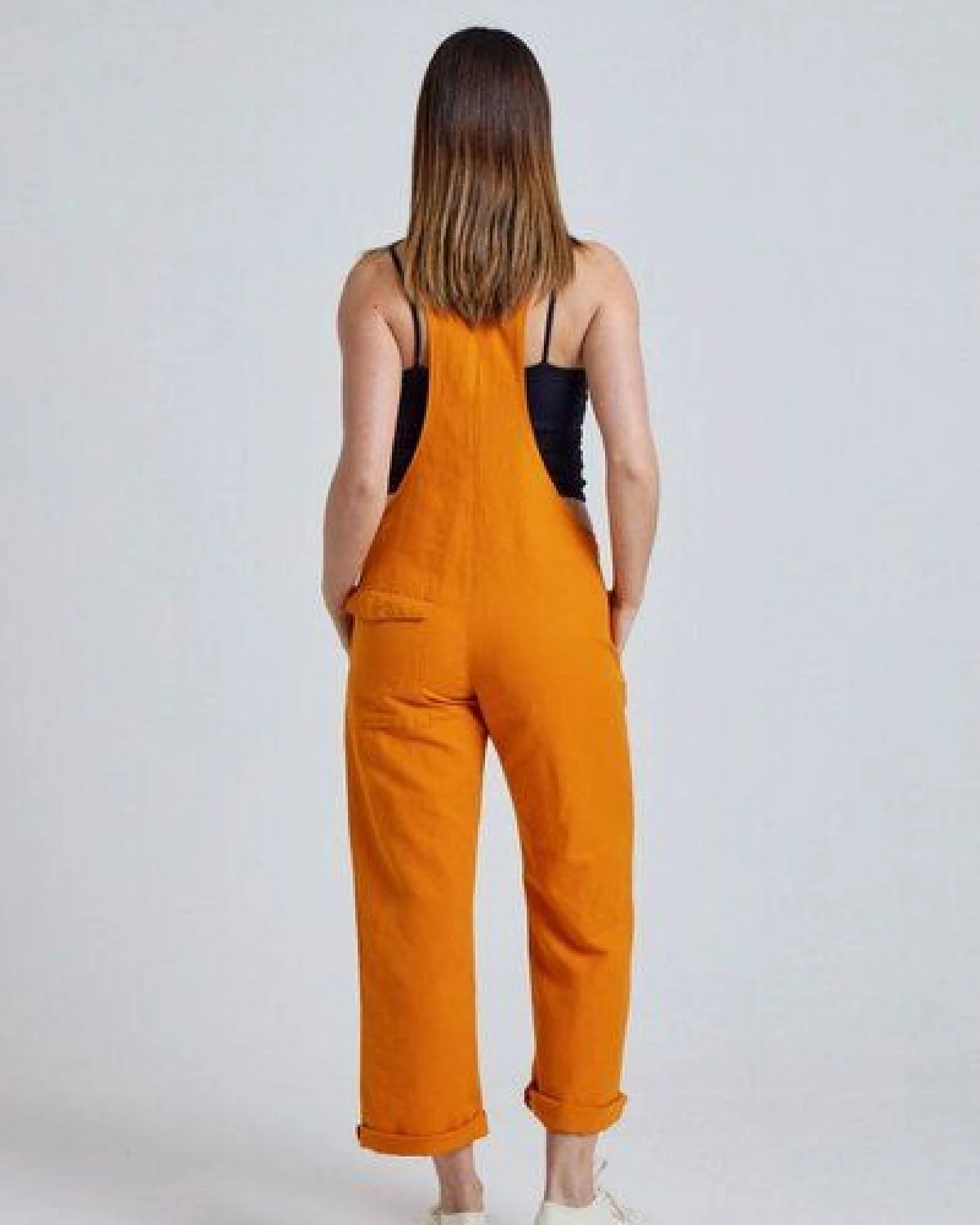 Flax and Loom Leinen Latzhose Mary Lou – Ansicht 3