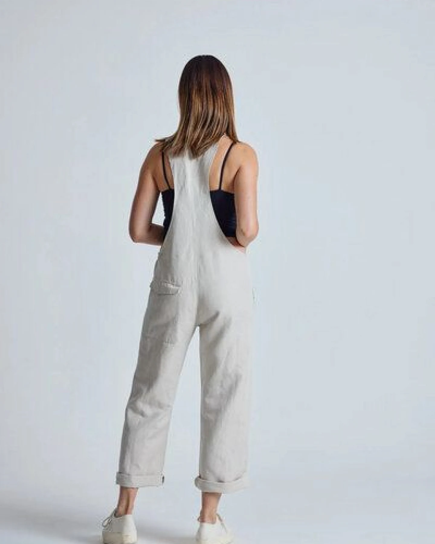 Flax and Loom Leinen Latzhose Mary Lou – Ansicht 3