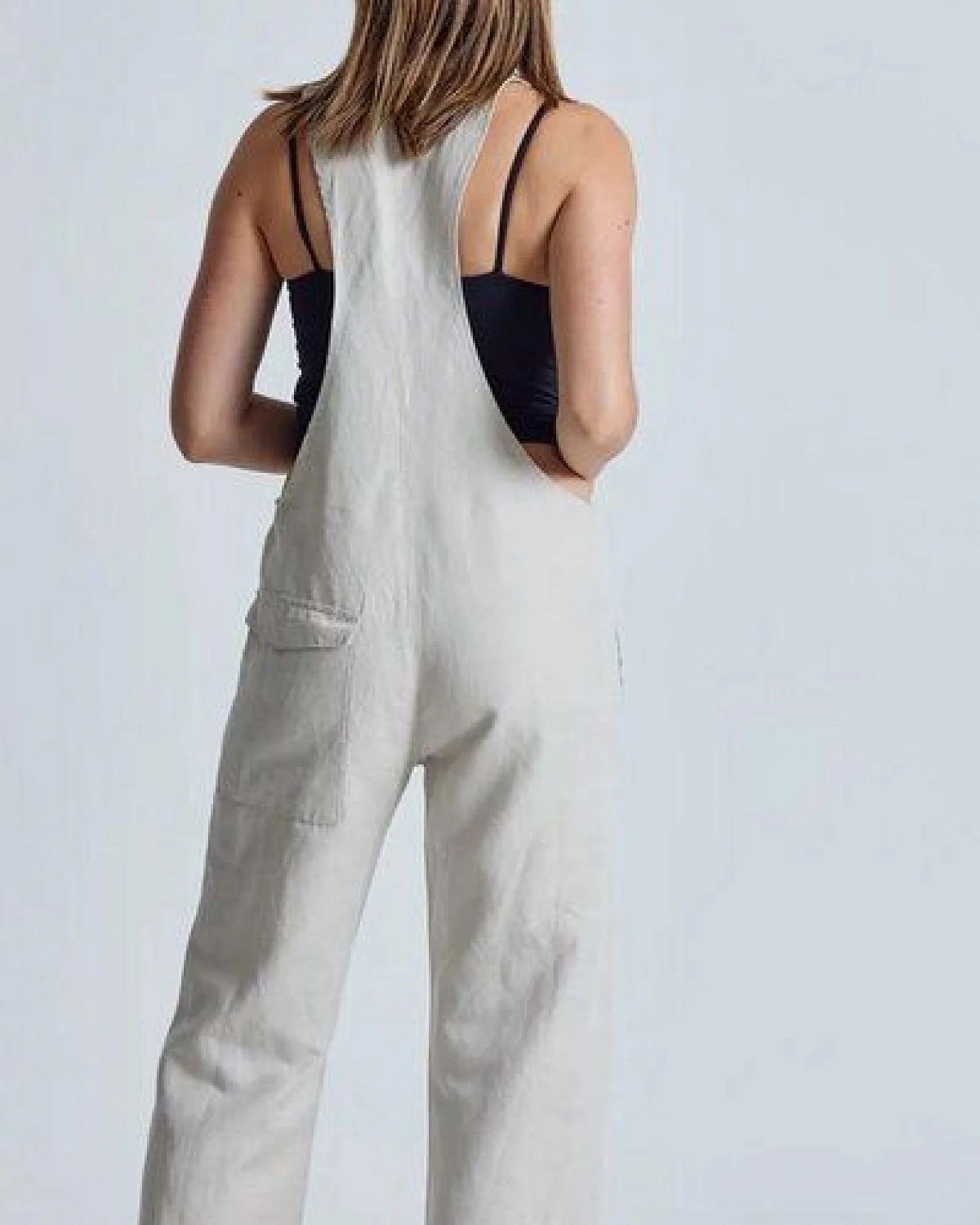 Flax and Loom Leinen Latzhose Mary Lou – Ansicht 3
