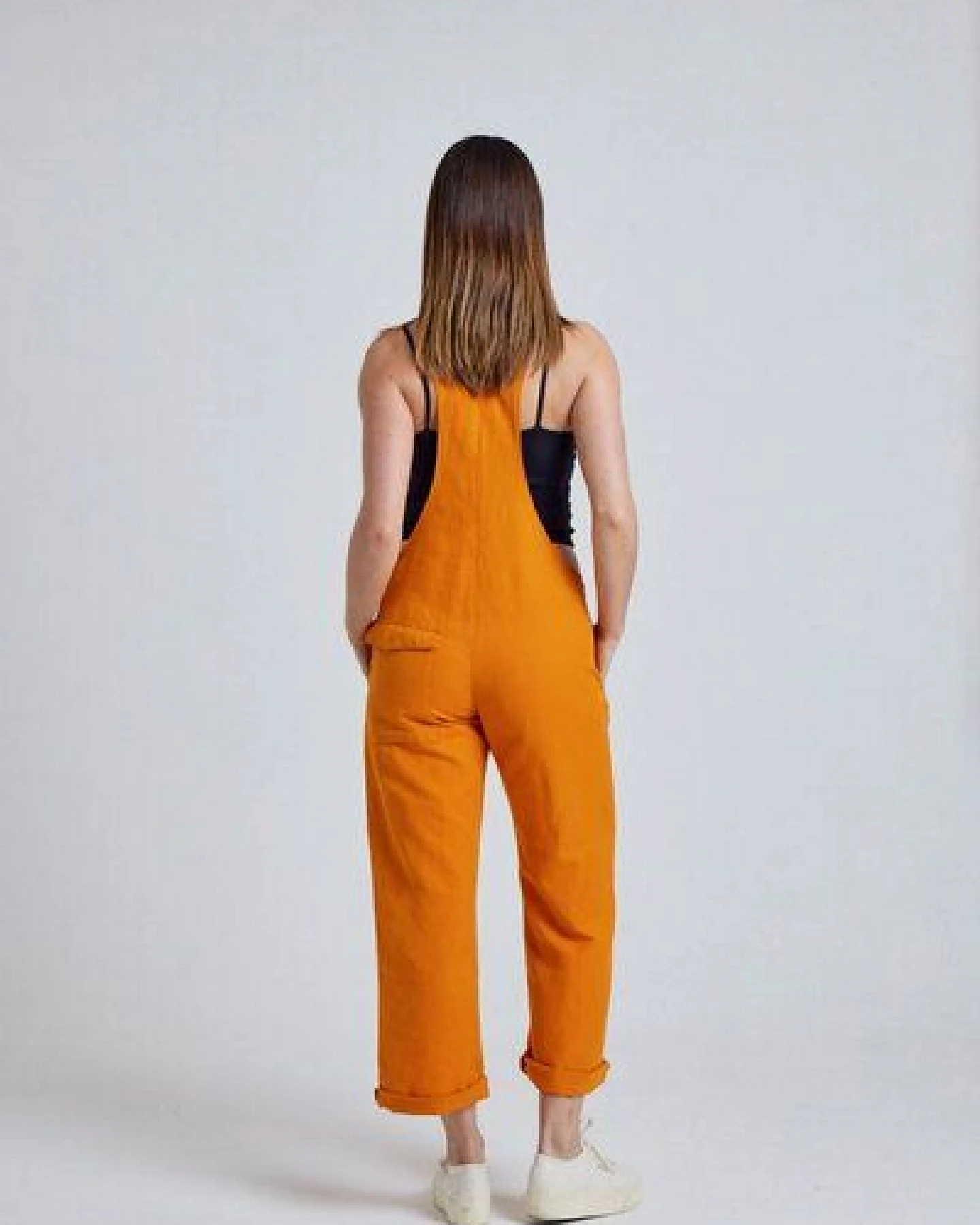 Flax and Loom Leinen Latzhose Mary Lou – Ansicht 3