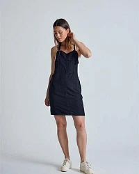 Produktseite: Flax and Loom Leinen Latzkleid Peggy