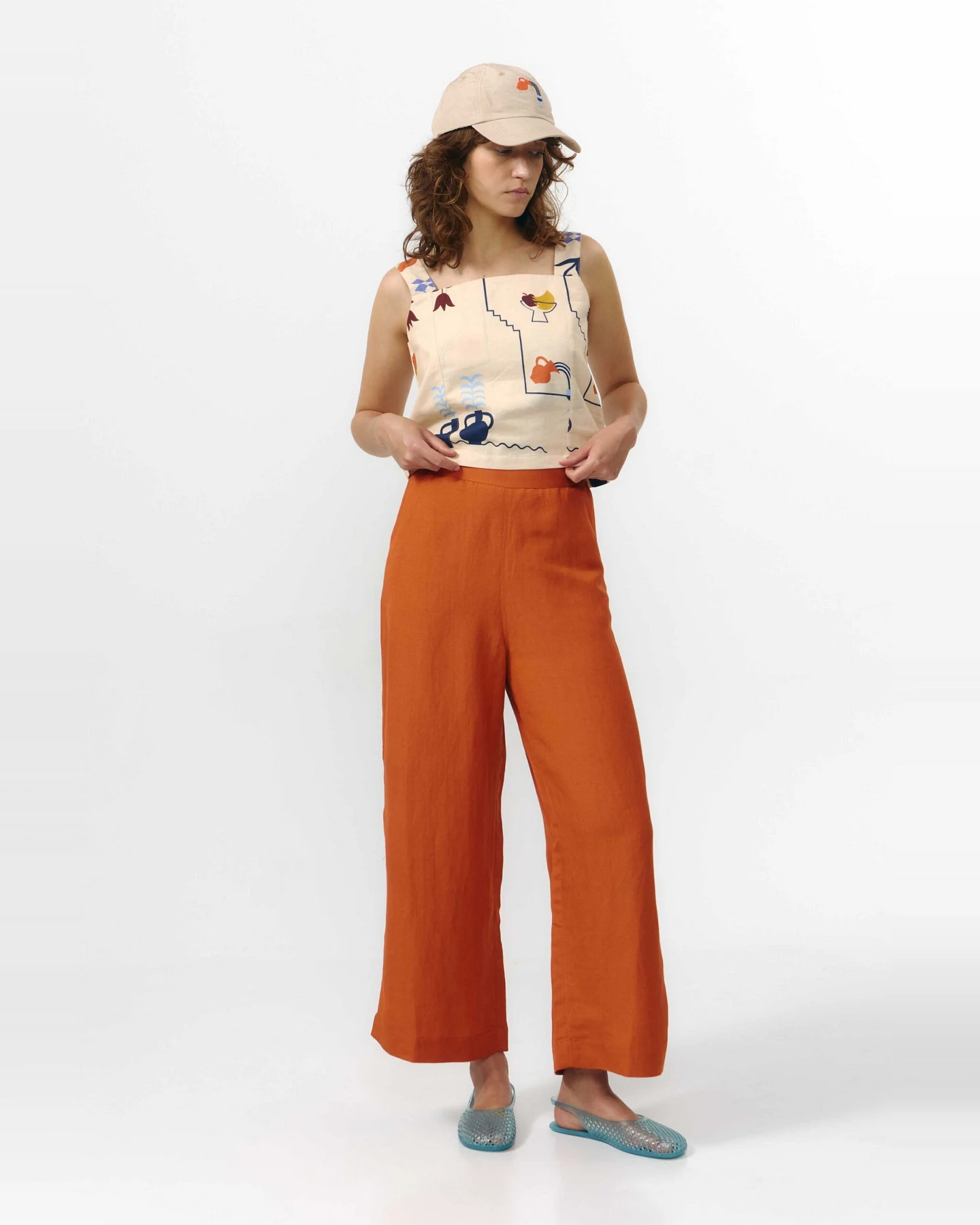 SUITE13LAB Damen vegan Hose Hatta Henna – Ansicht 2