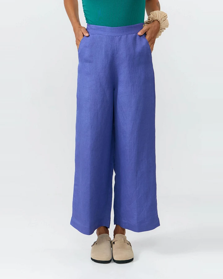 SUITE13LAB Damen vegan Hose Hatta Mid Blue