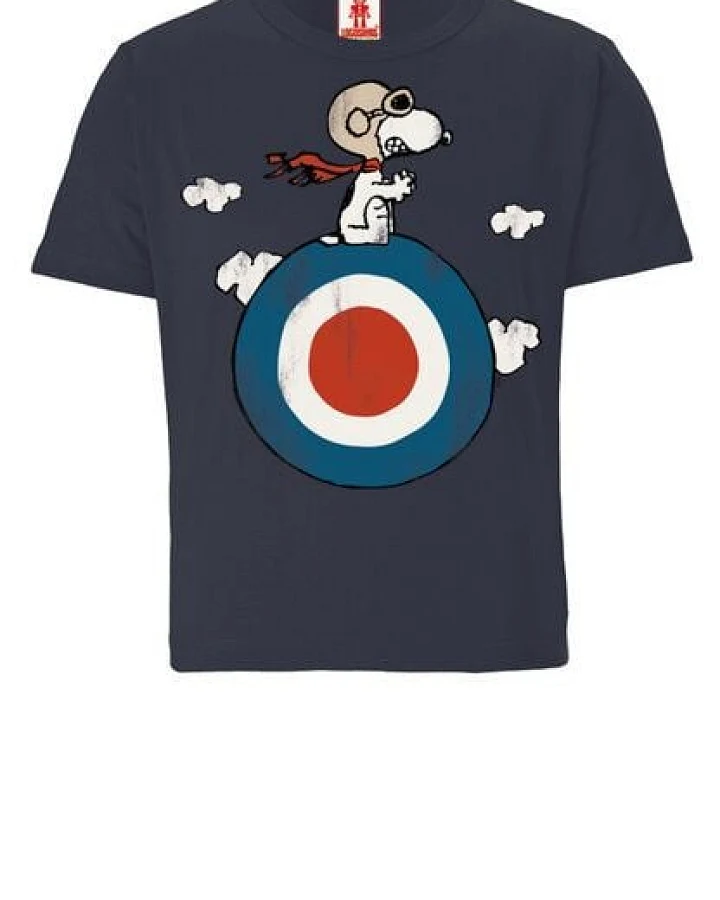 LOGOSH!RT LOGOSHIRT - Comics - Peanuts - Snoopy - Pilot - Bio T-Shirt Print - Kinder