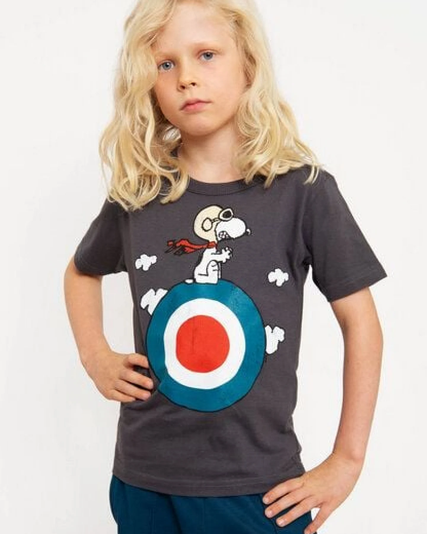 LOGOSH!RT LOGOSHIRT - Comics - Peanuts - Snoopy - Pilot - Bio T-Shirt Print - Kinder – Ansicht 3