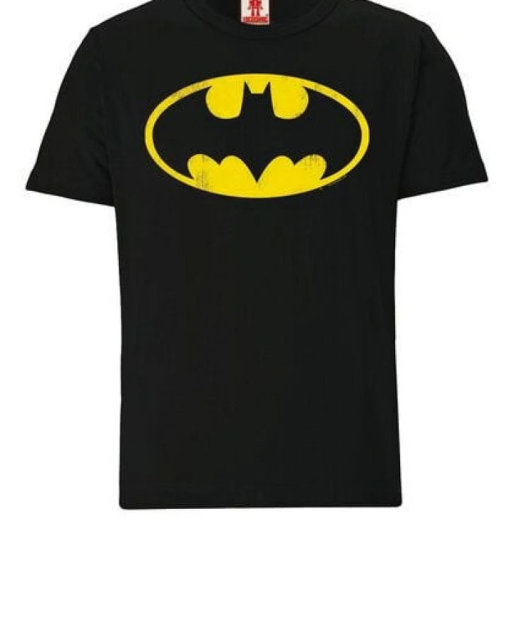 LOGOSH!RT LOGOSHIRT - DC - Superhero - Batman Logo - Bio T-Shirt Print - Kinder