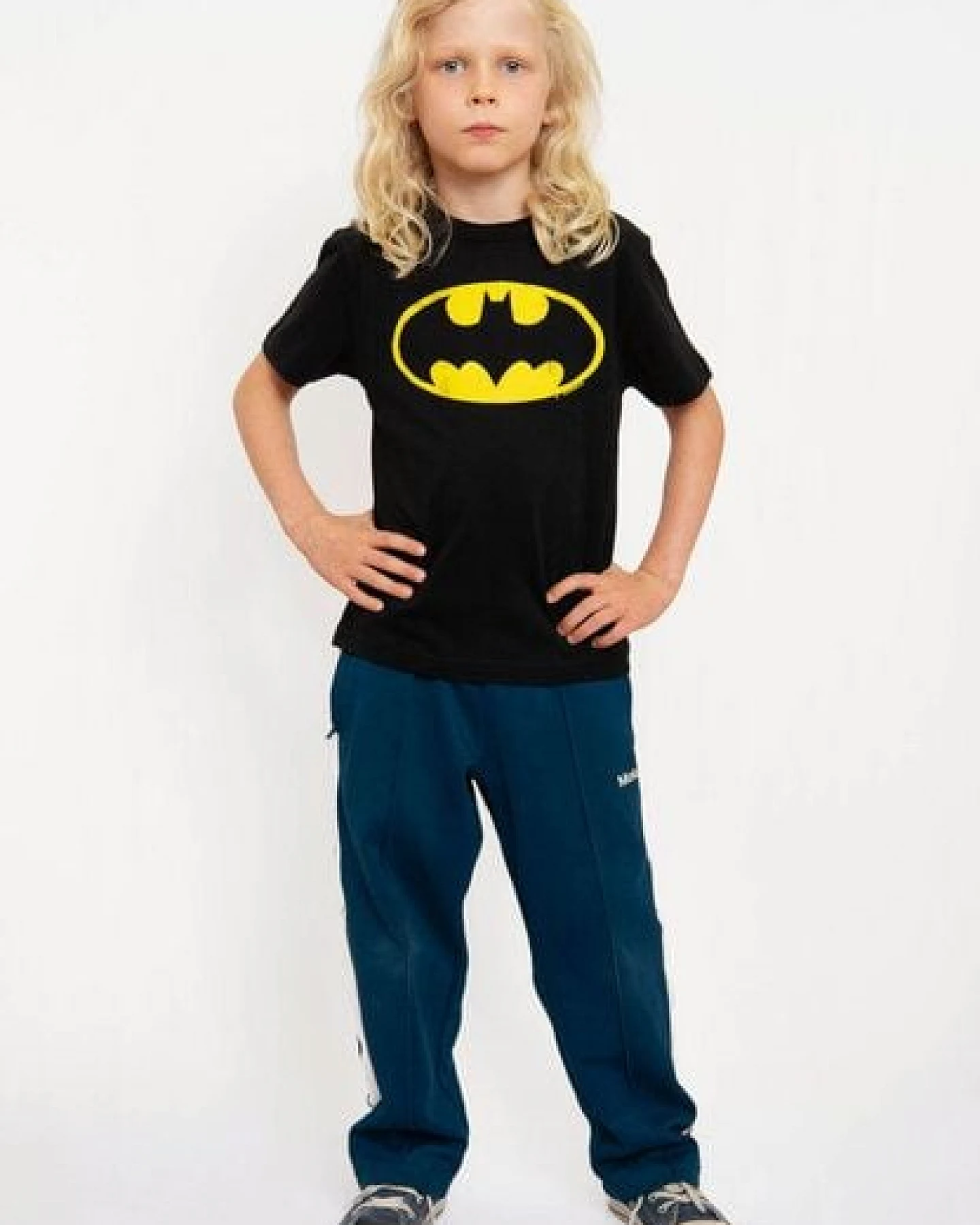LOGOSH!RT LOGOSHIRT - DC - Superhero - Batman Logo - Bio T-Shirt Print - Kinder – Ansicht 2