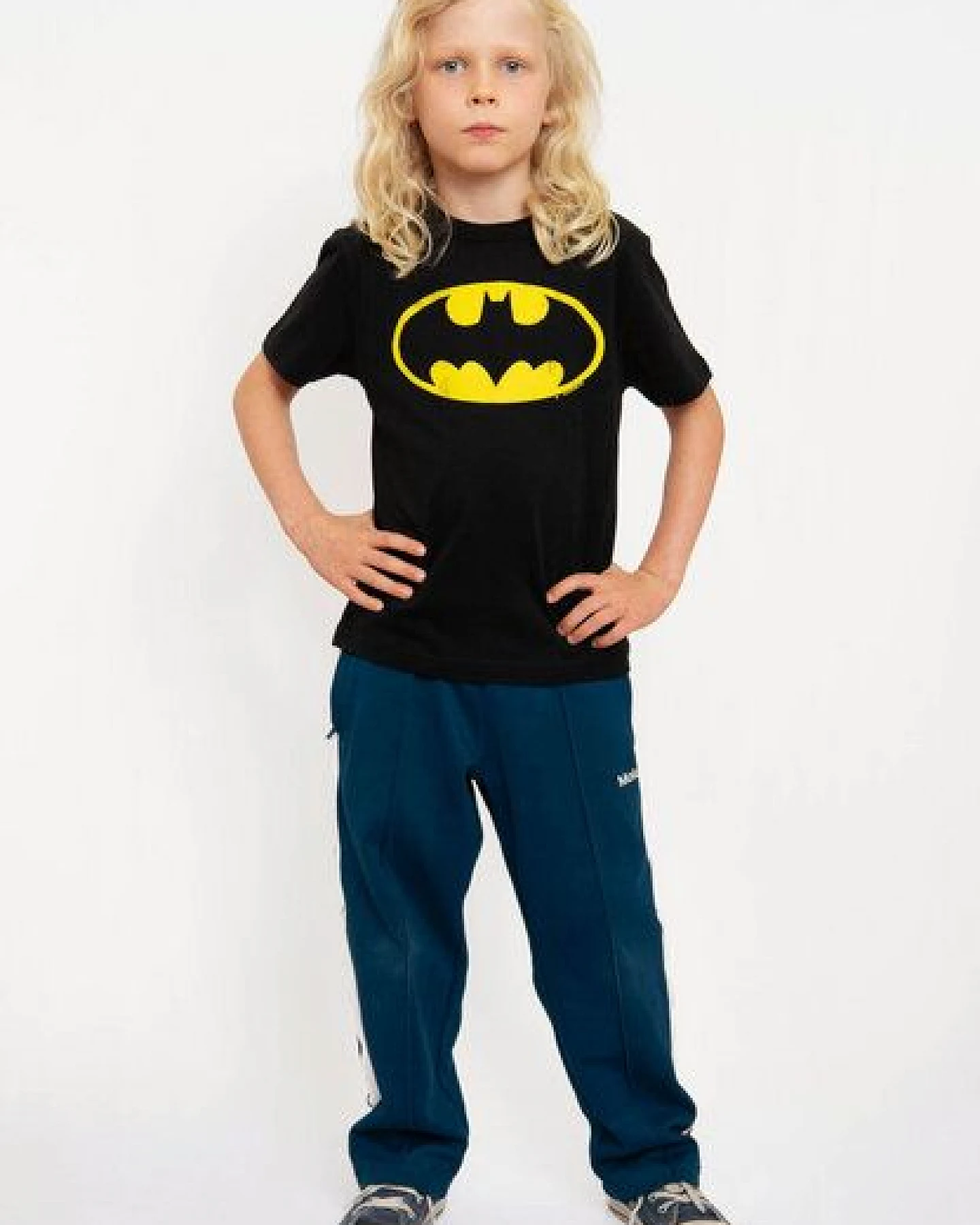 LOGOSH!RT LOGOSHIRT - DC - Superhero - Batman Logo - Bio T-Shirt Print - Kinder – Ansicht 2