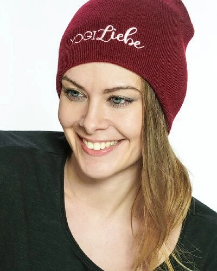Yogi Beanie mit "YogiLiebe" Stick