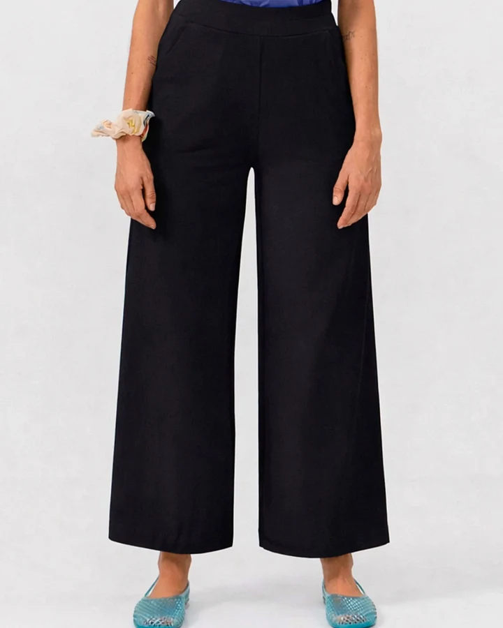 SUITE13LAB Damen vegan Hose Palau Schwarz