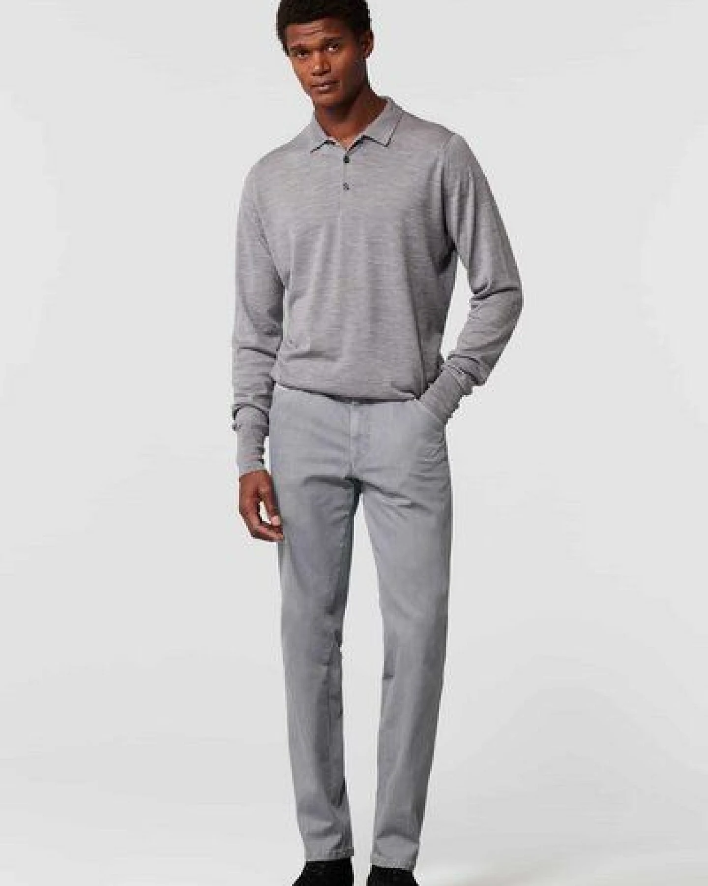 MEYER Two-Tone Super Stretch Denim – Ansicht 2